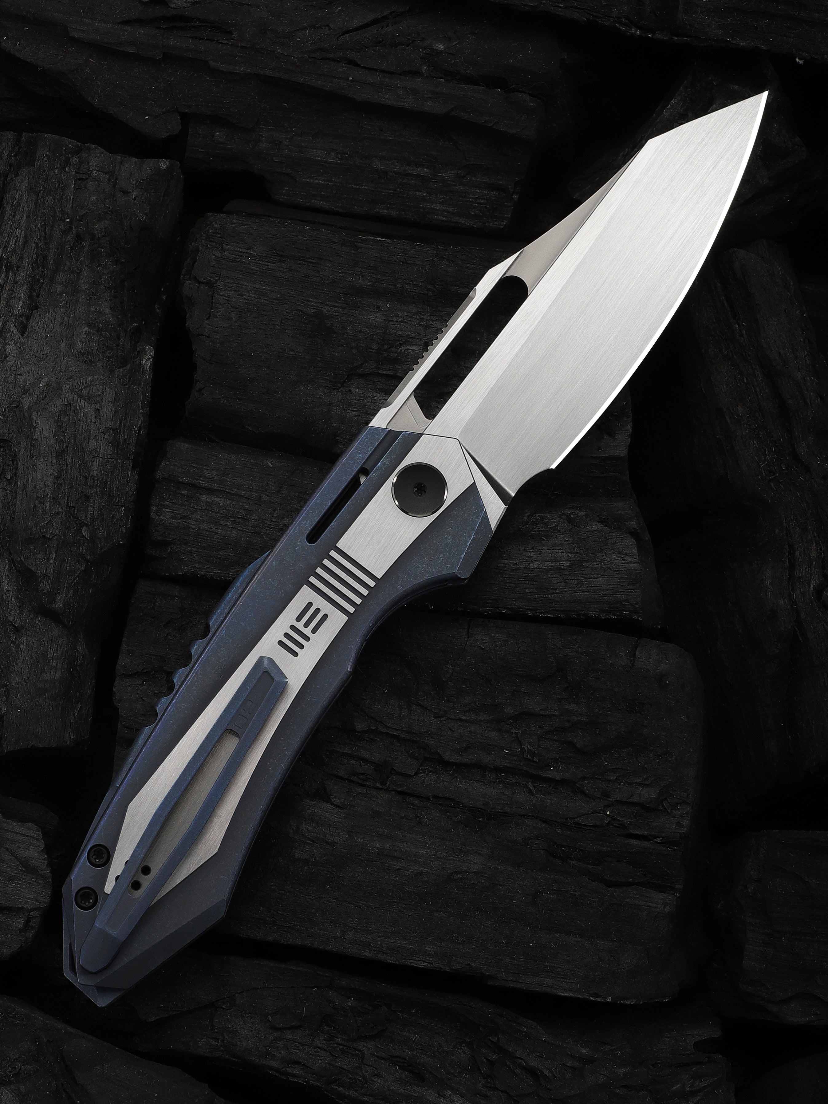 WE Bogey — Blue & Satin Titanium