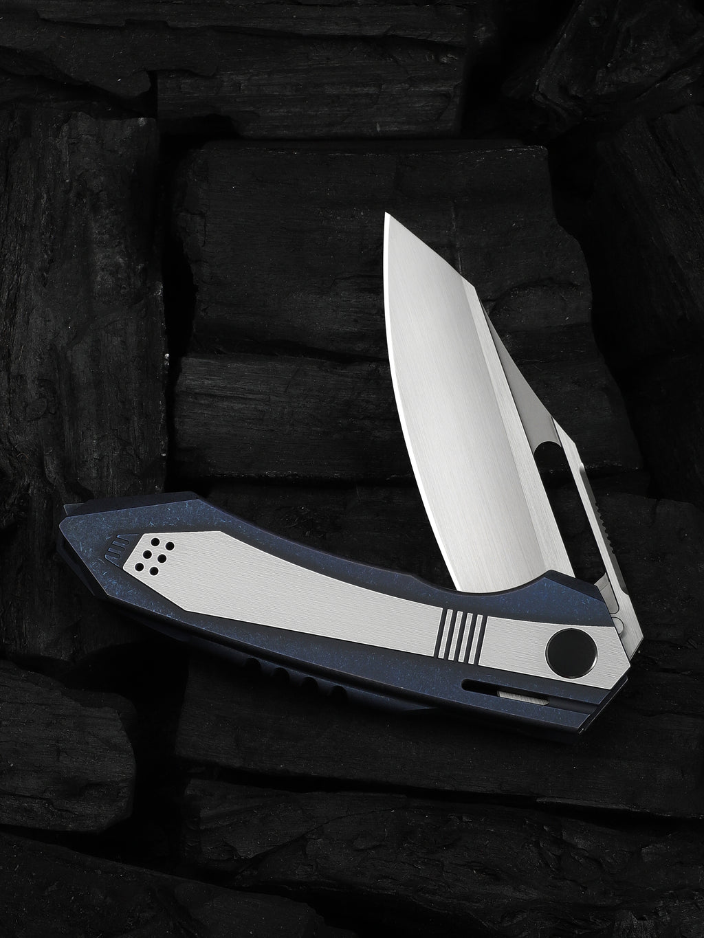 WE Bogey — Blue & Satin Titanium