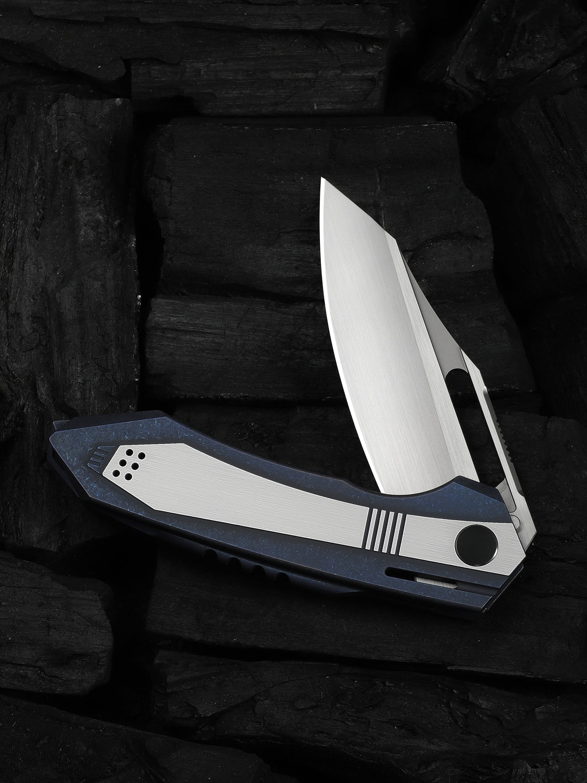WE Bogey — Blue & Satin Titanium
