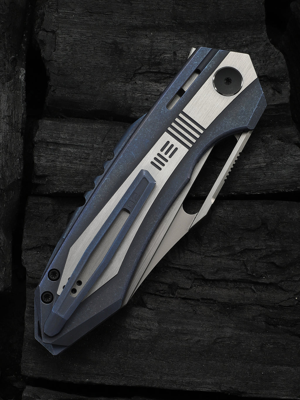 WE Bogey — Blue & Satin Titanium