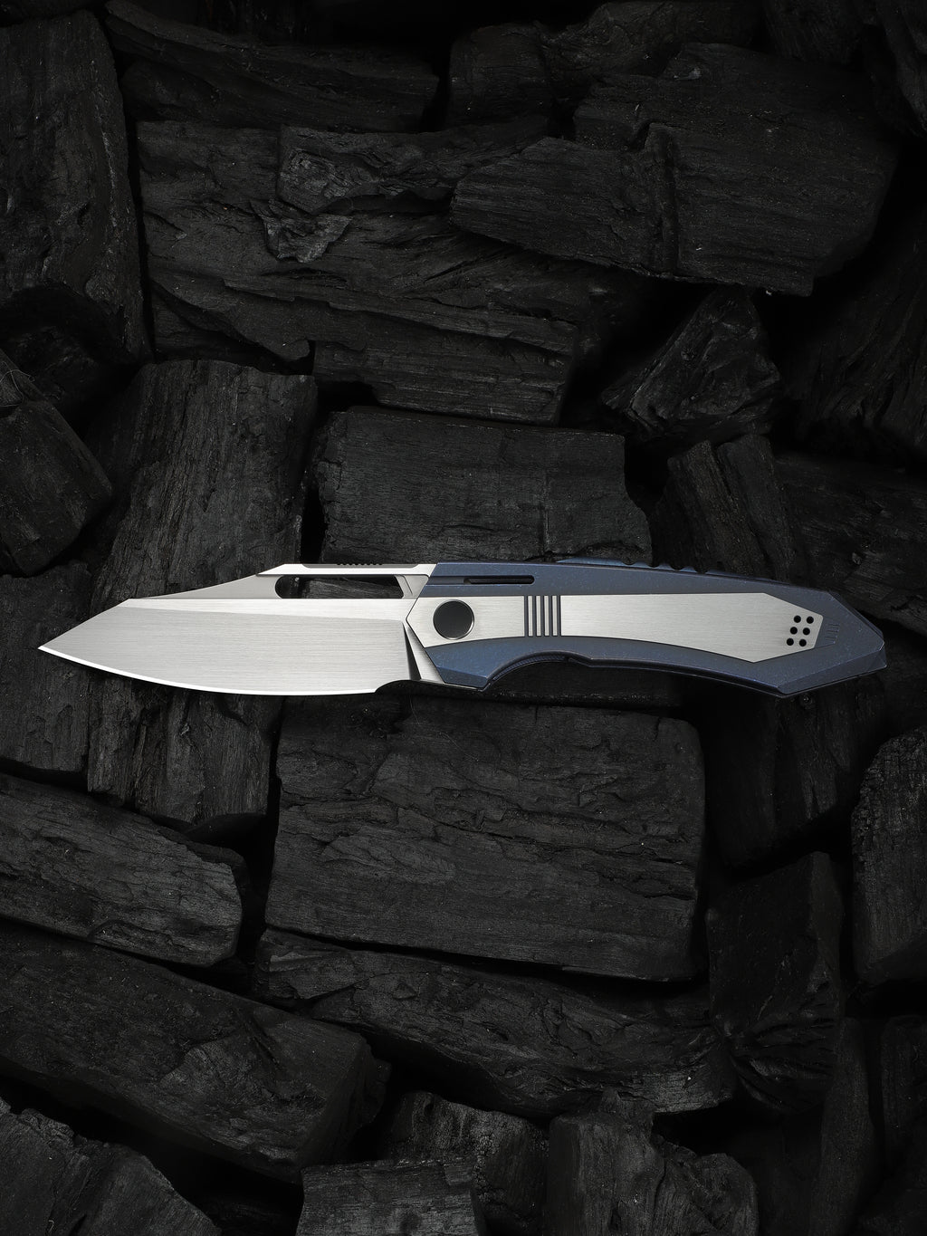 WE Bogey — Blue & Satin Titanium