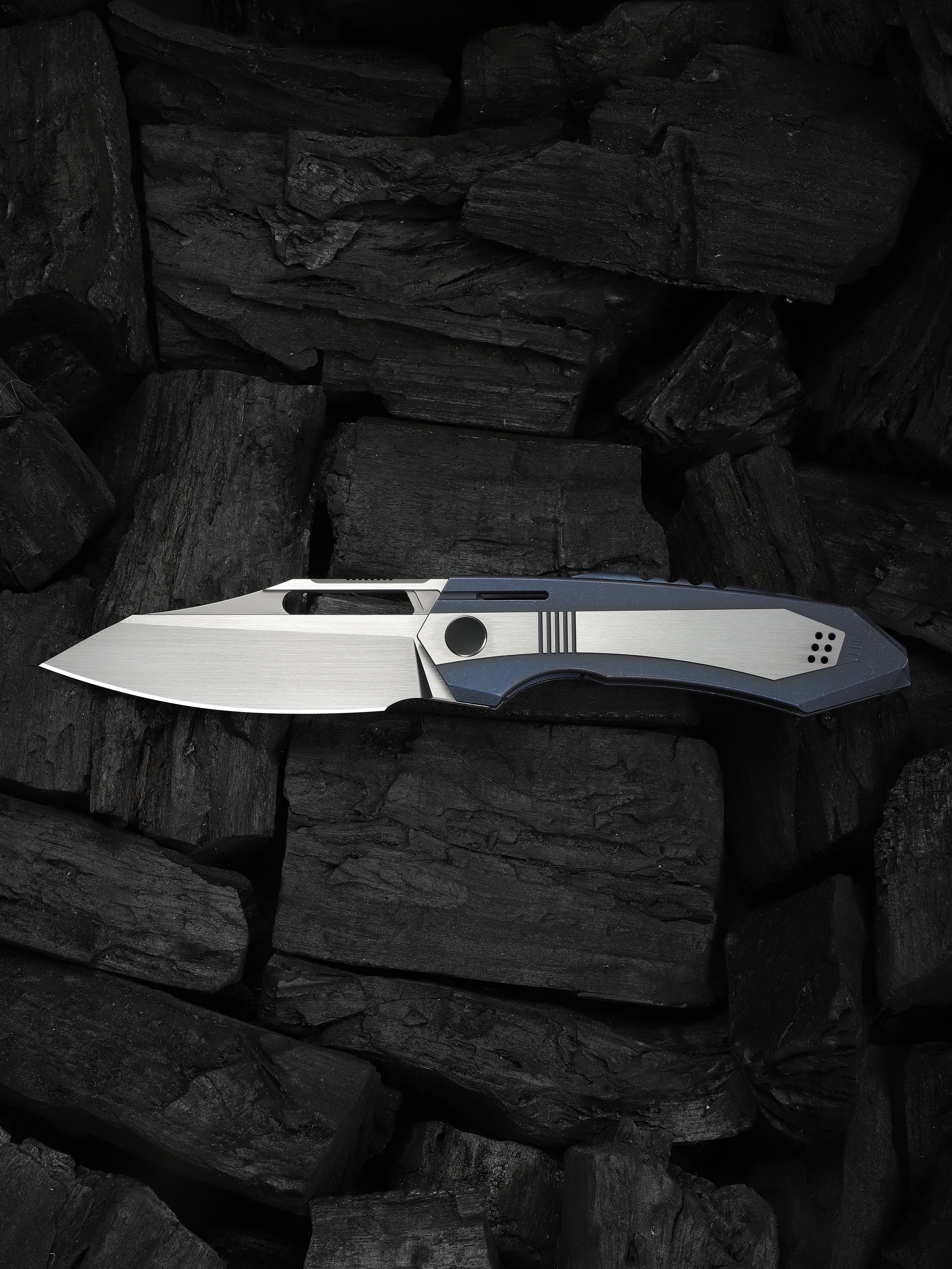 WE Bogey — Blue & Satin Titanium