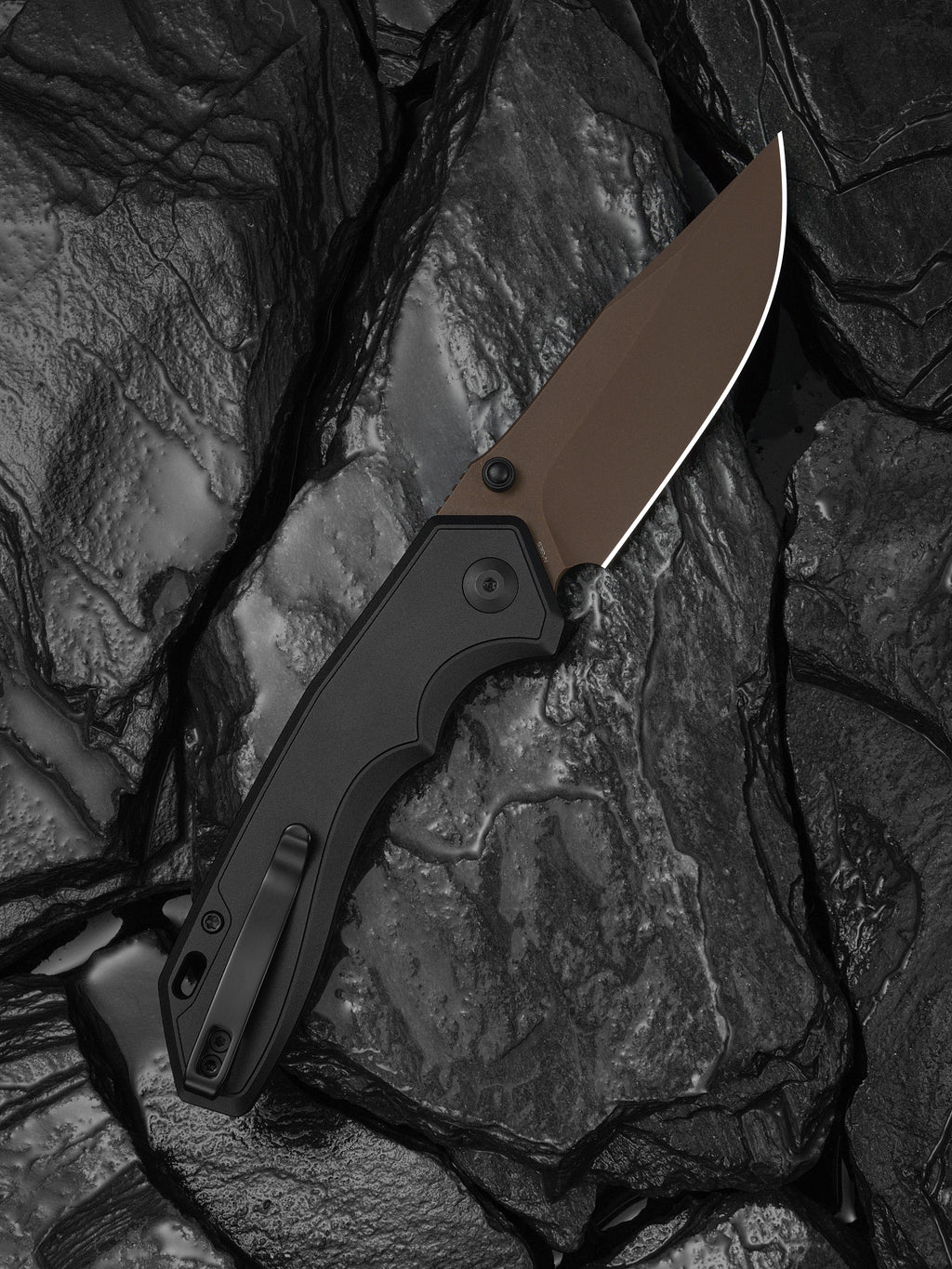 CIVIVI Brova — Black Aluminum