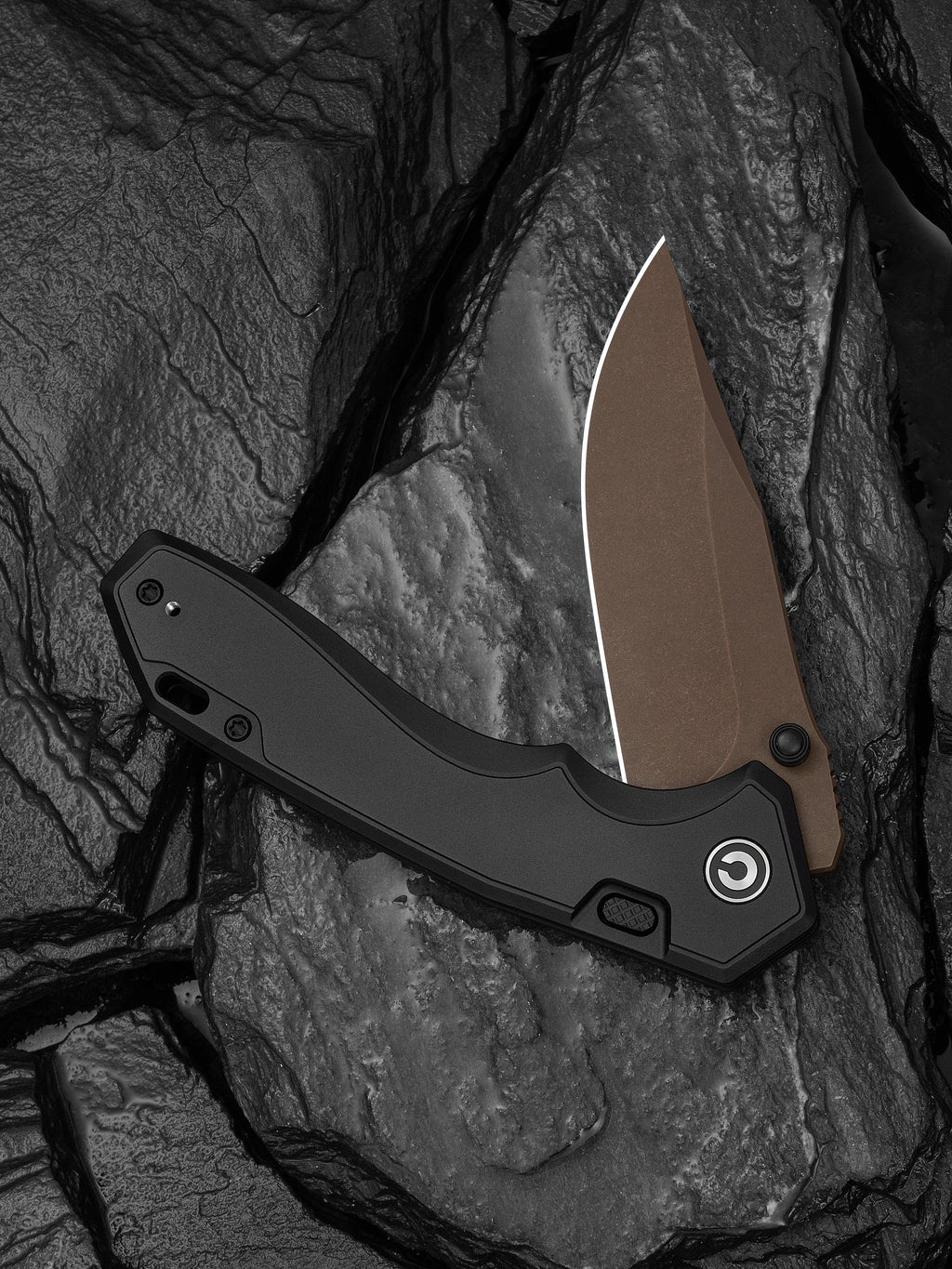 CIVIVI Brova — Black Aluminum