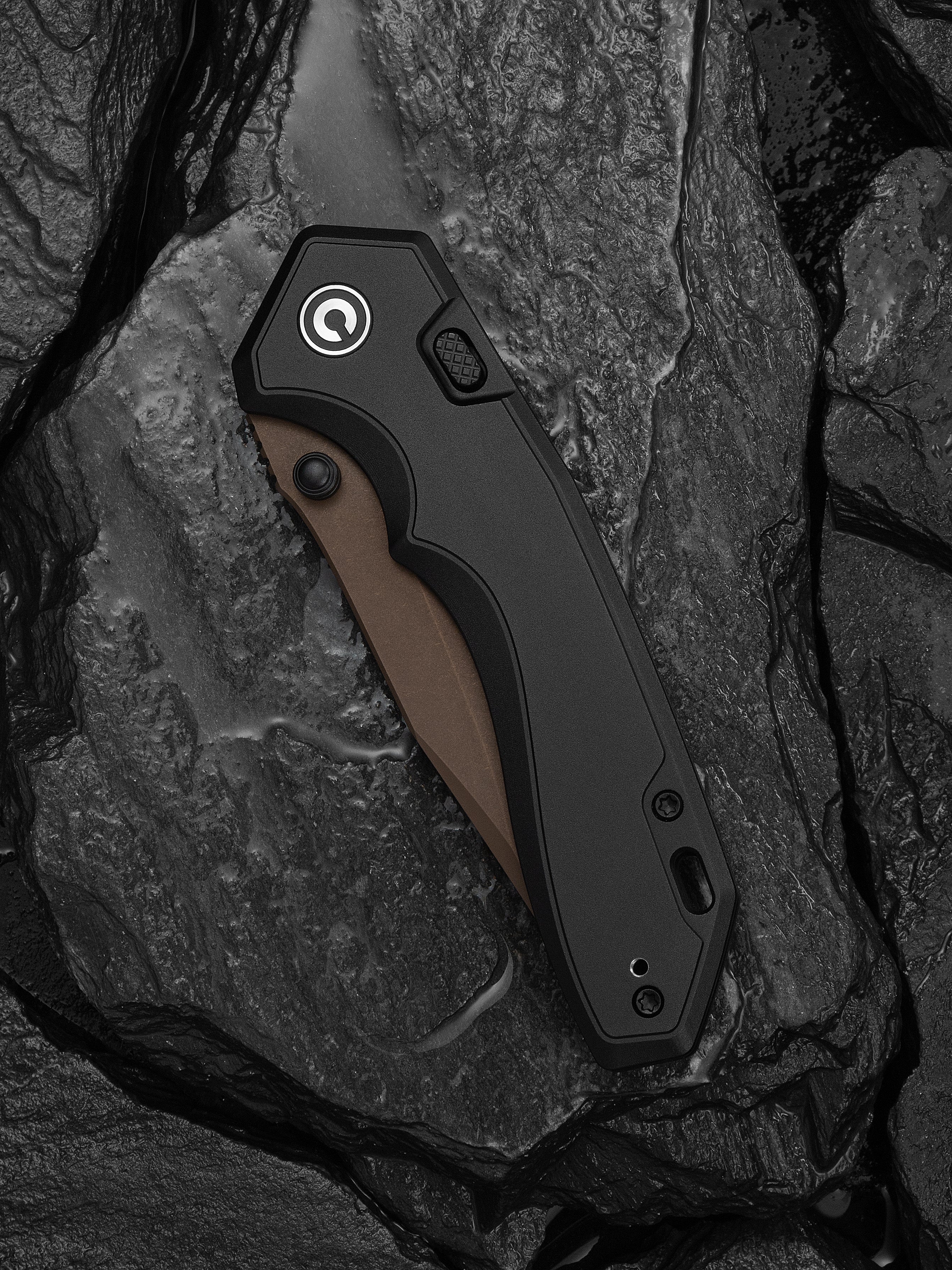 CIVIVI Brova — Black Aluminum