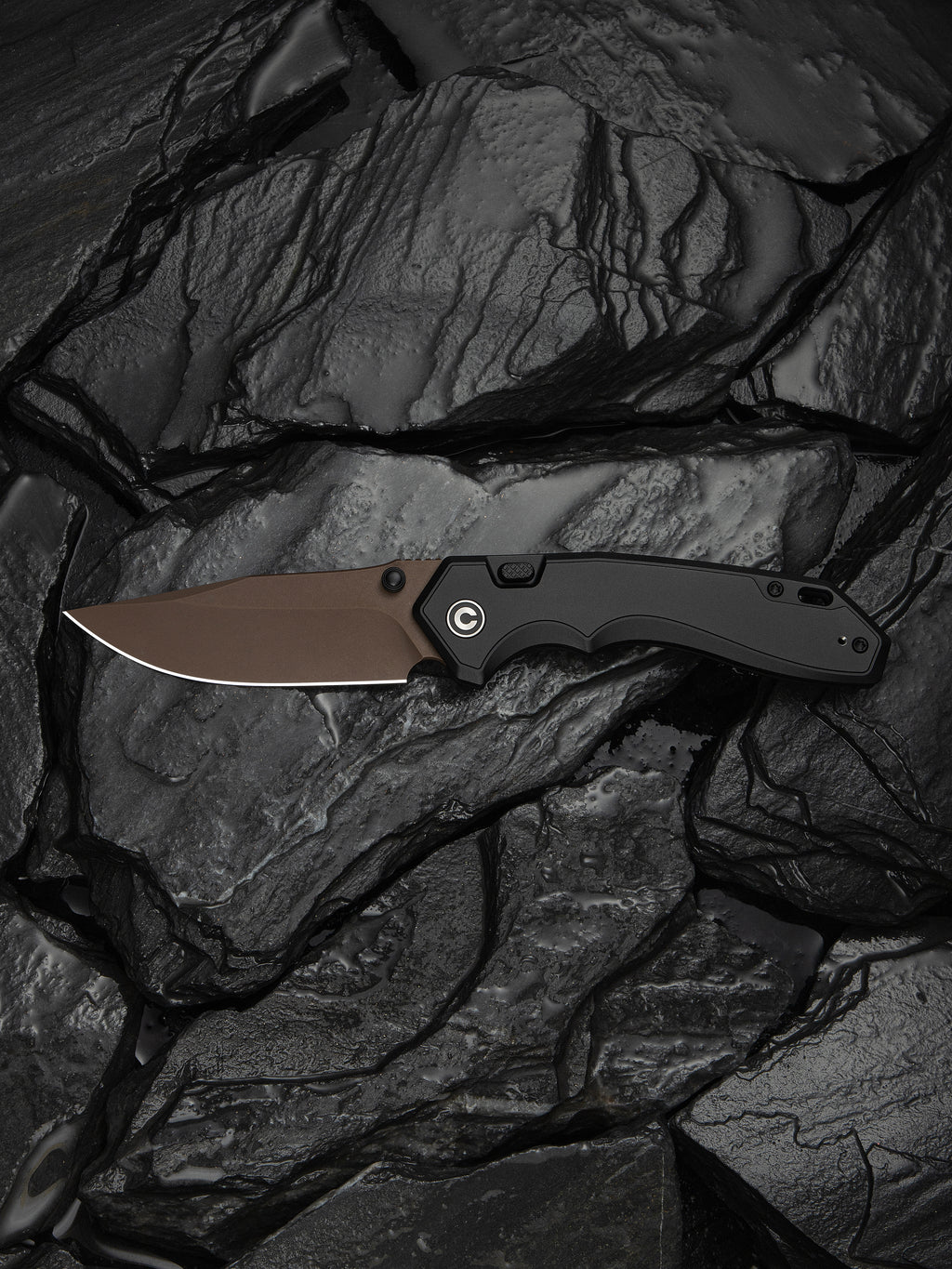 CIVIVI Brova — Black Aluminum