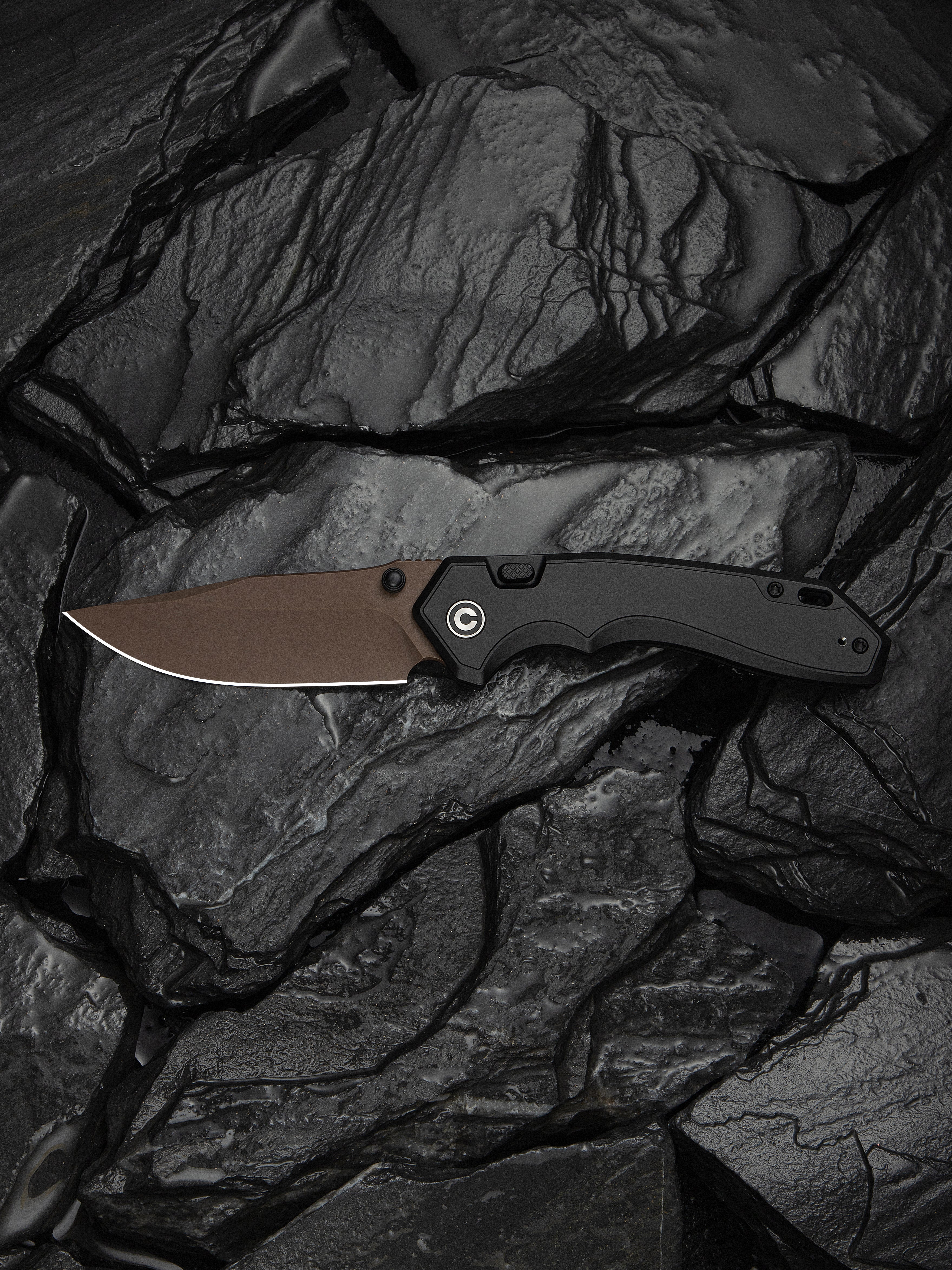 CIVIVI Brova — Black Aluminum