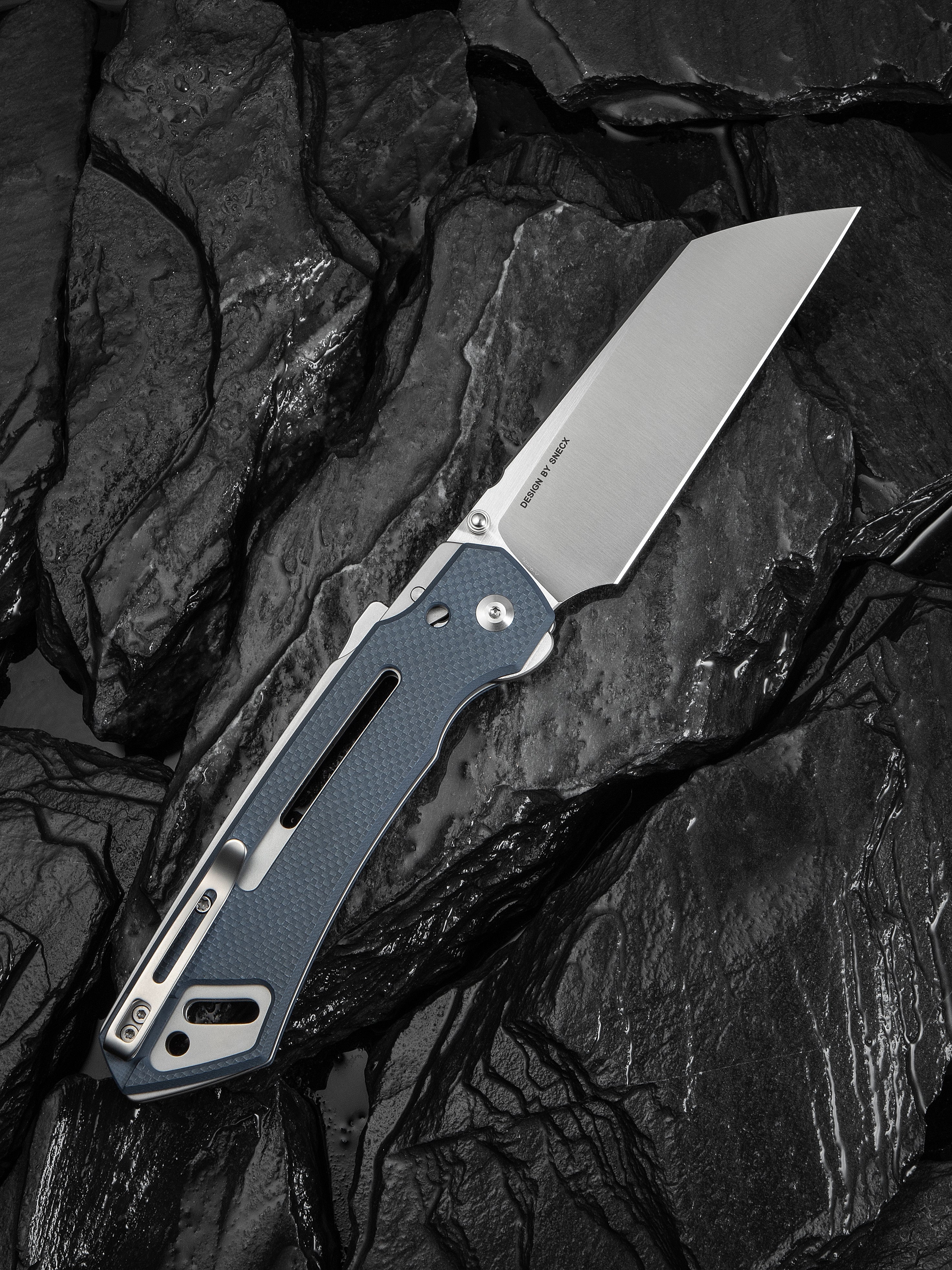 CIVIVI Buster FG — Neutral Blue Coarse G10