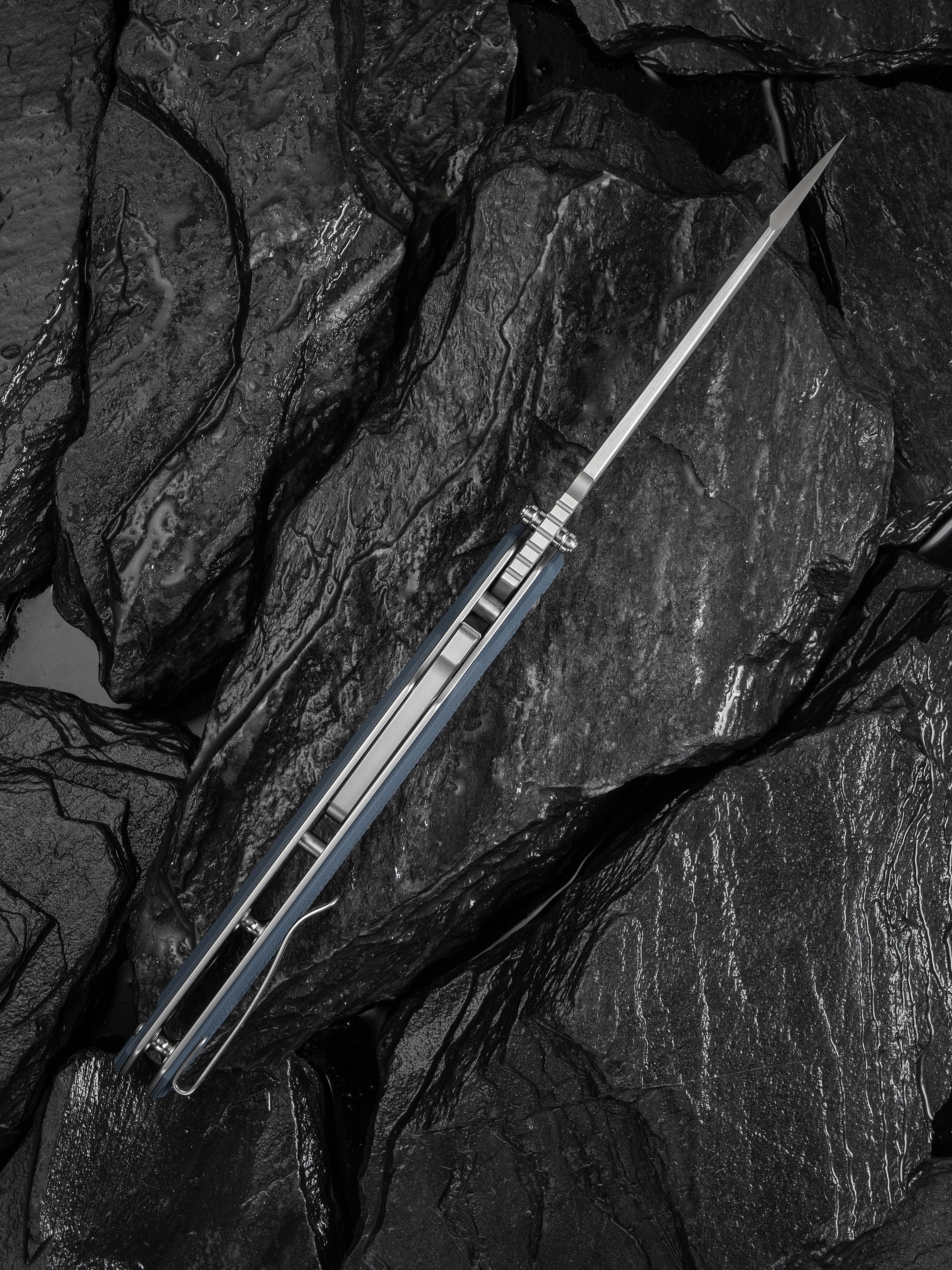 CIVIVI Buster FG — Neutral Blue Coarse G10
