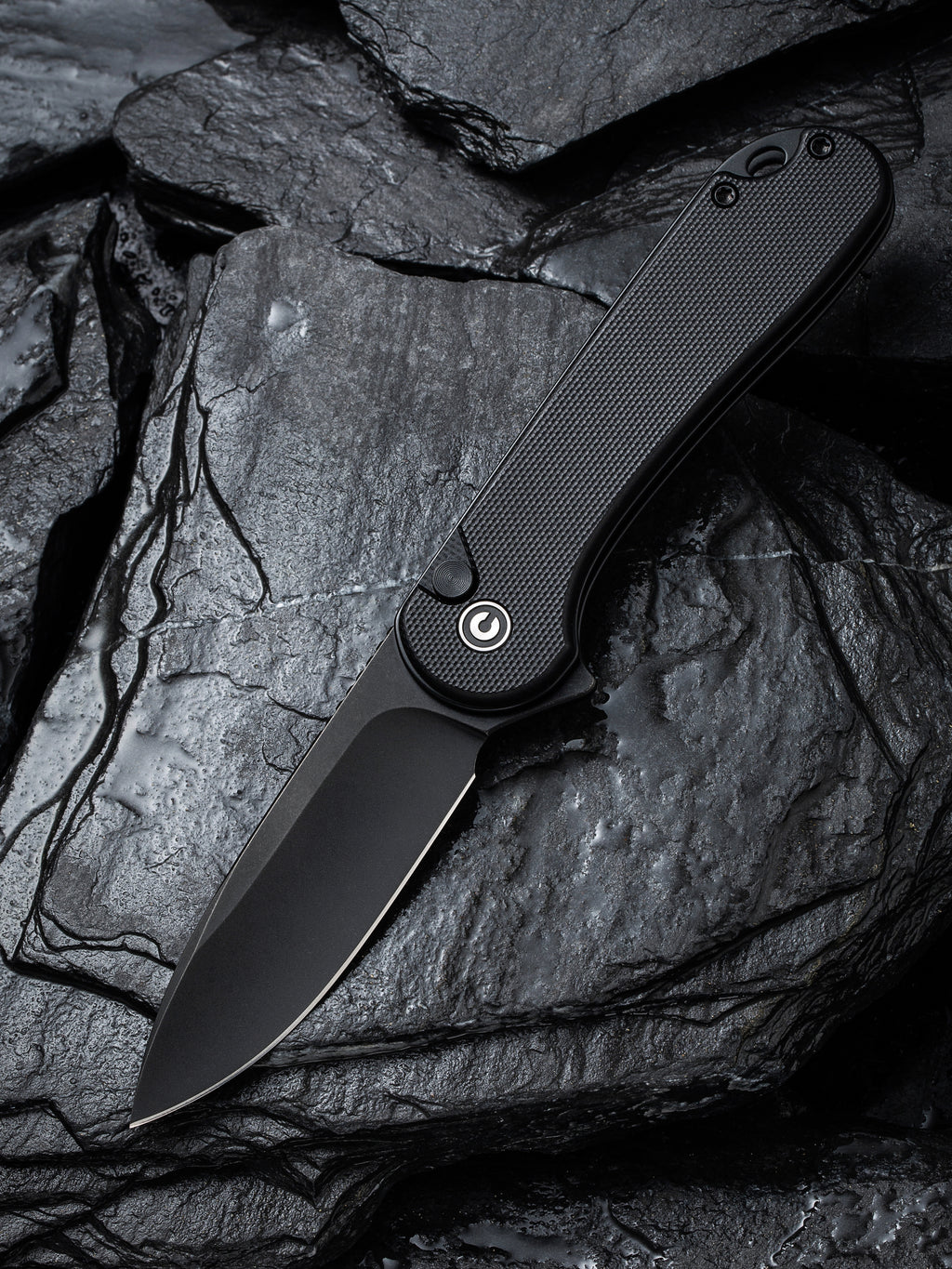CIVIVI Button Lock Elementum II — Black G10