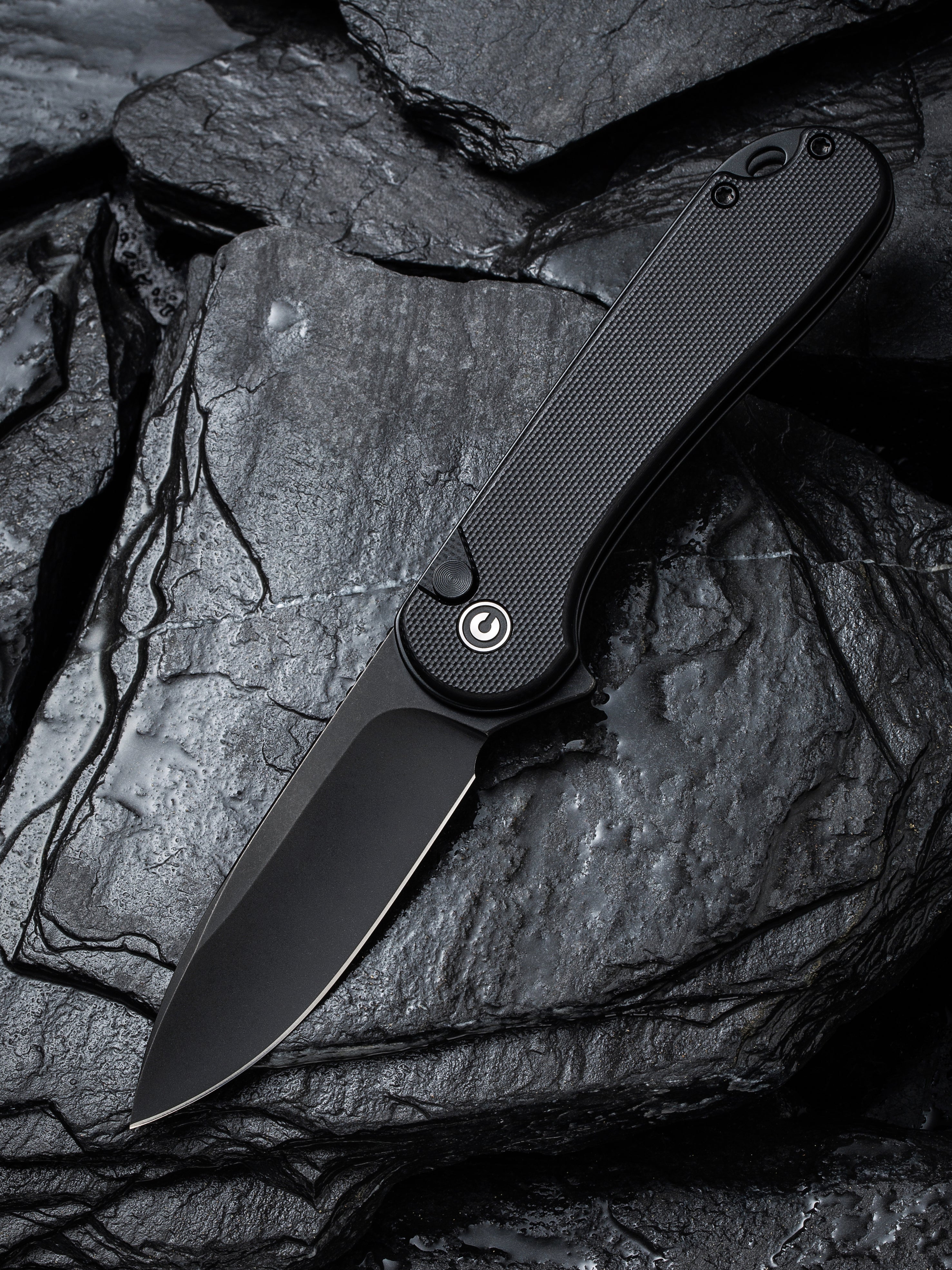 CIVIVI Button Lock Elementum II — Black G10