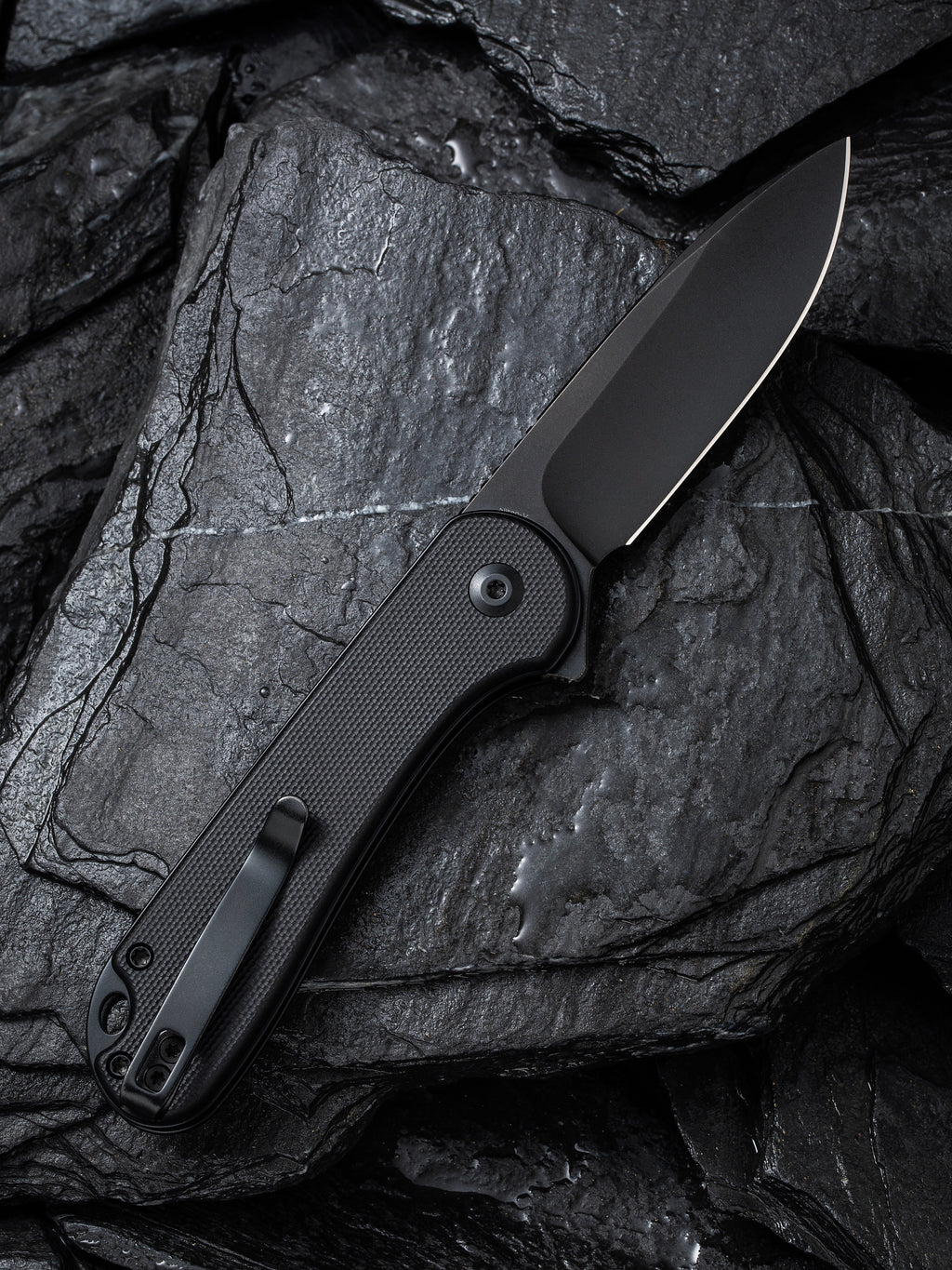 CIVIVI Button Lock Elementum II — Black G10