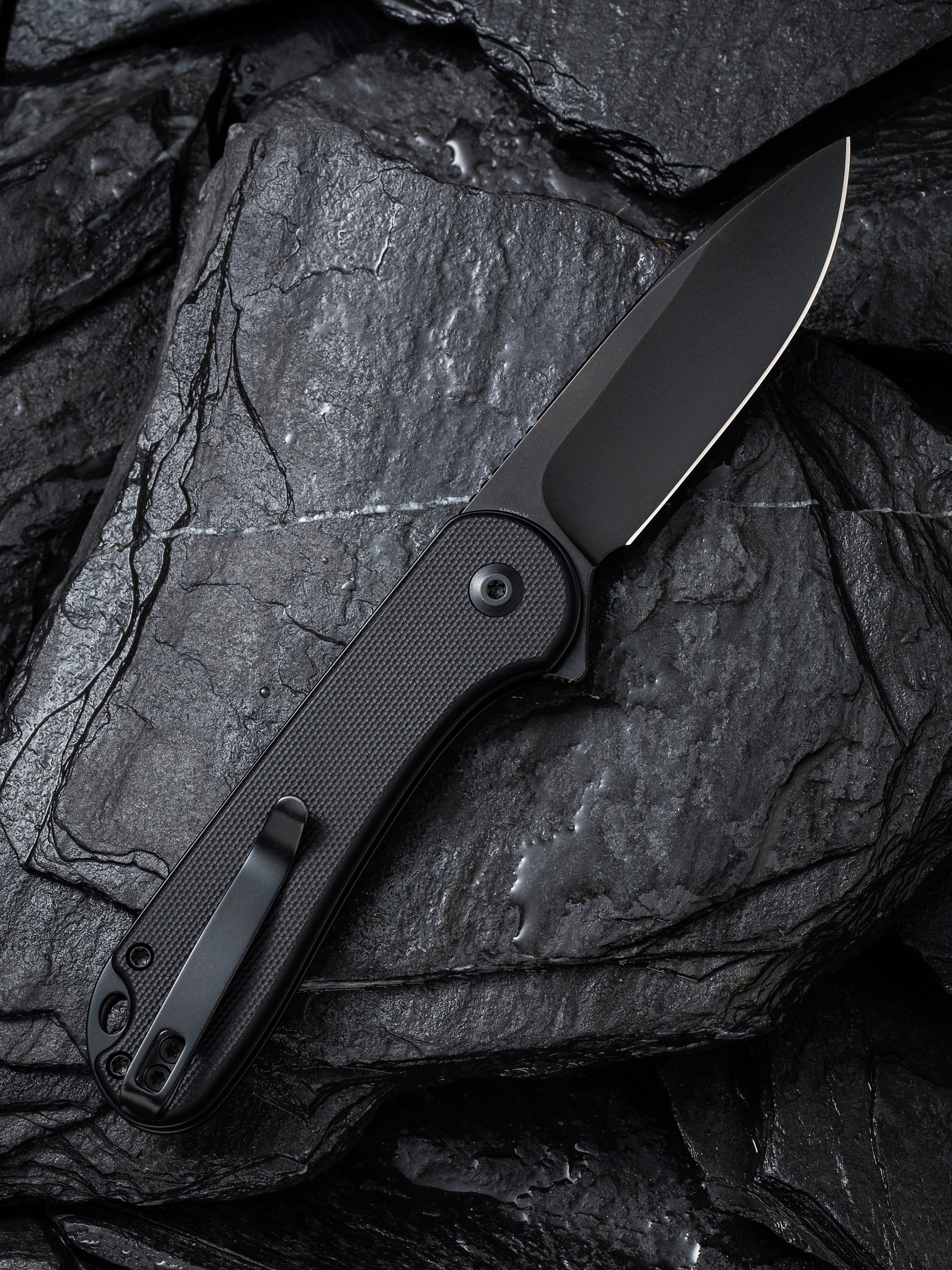 CIVIVI Button Lock Elementum II — Black G10