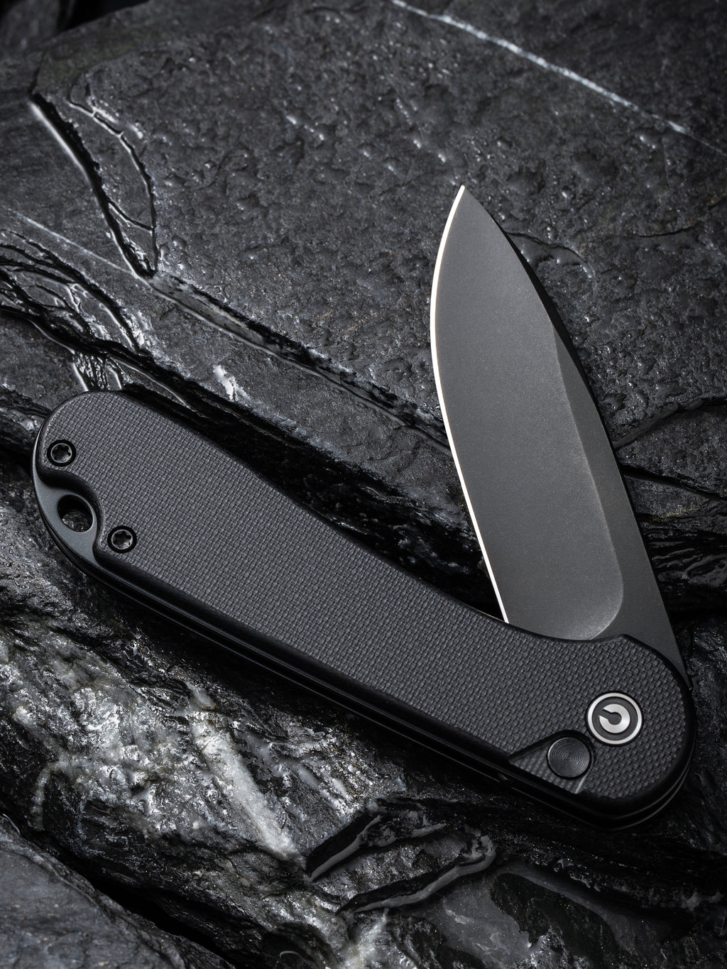 CIVIVI Button Lock Elementum II — Black G10