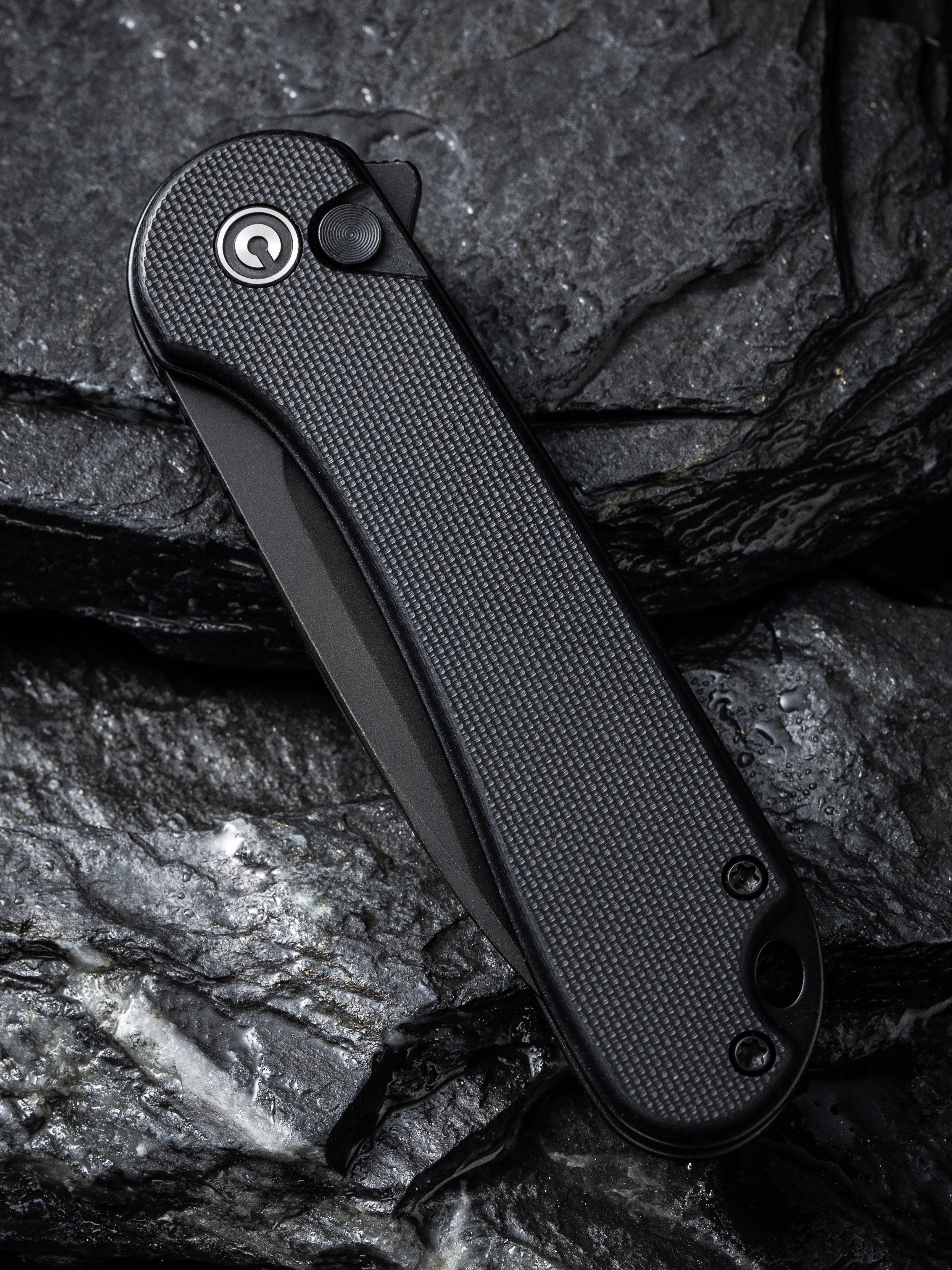 CIVIVI Button Lock Elementum II — Black G10