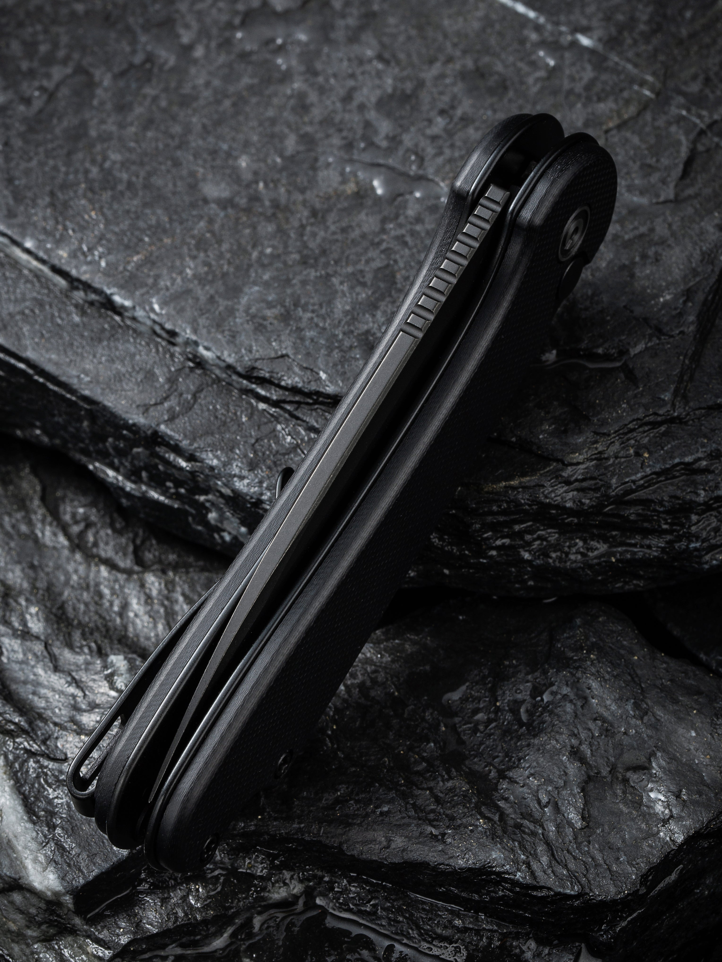 CIVIVI Button Lock Elementum II — Black G10