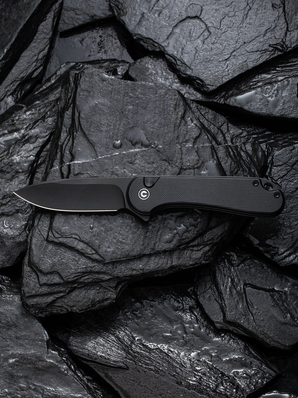 CIVIVI Button Lock Elementum II — Black G10