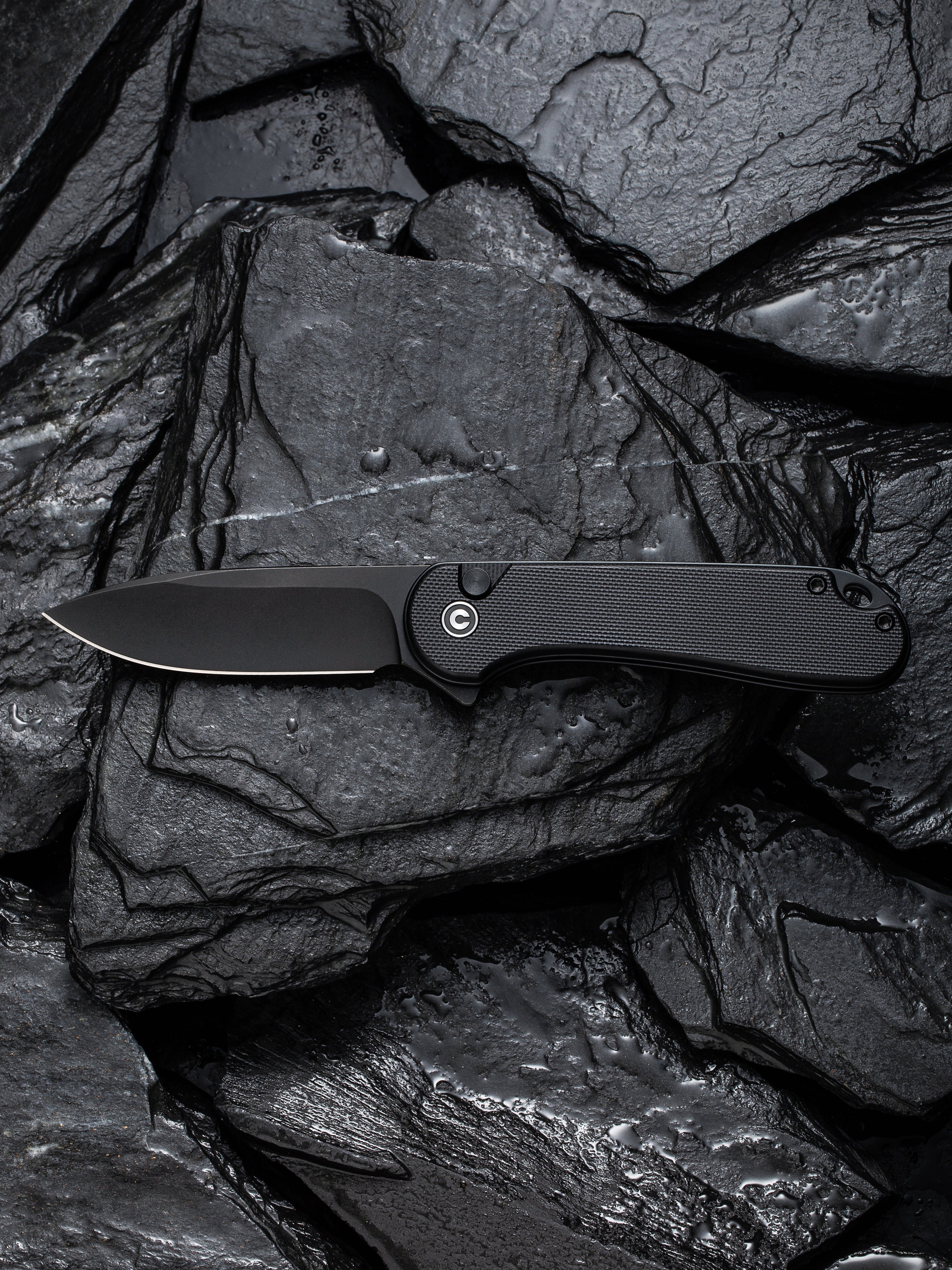 CIVIVI Button Lock Elementum II — Black G10