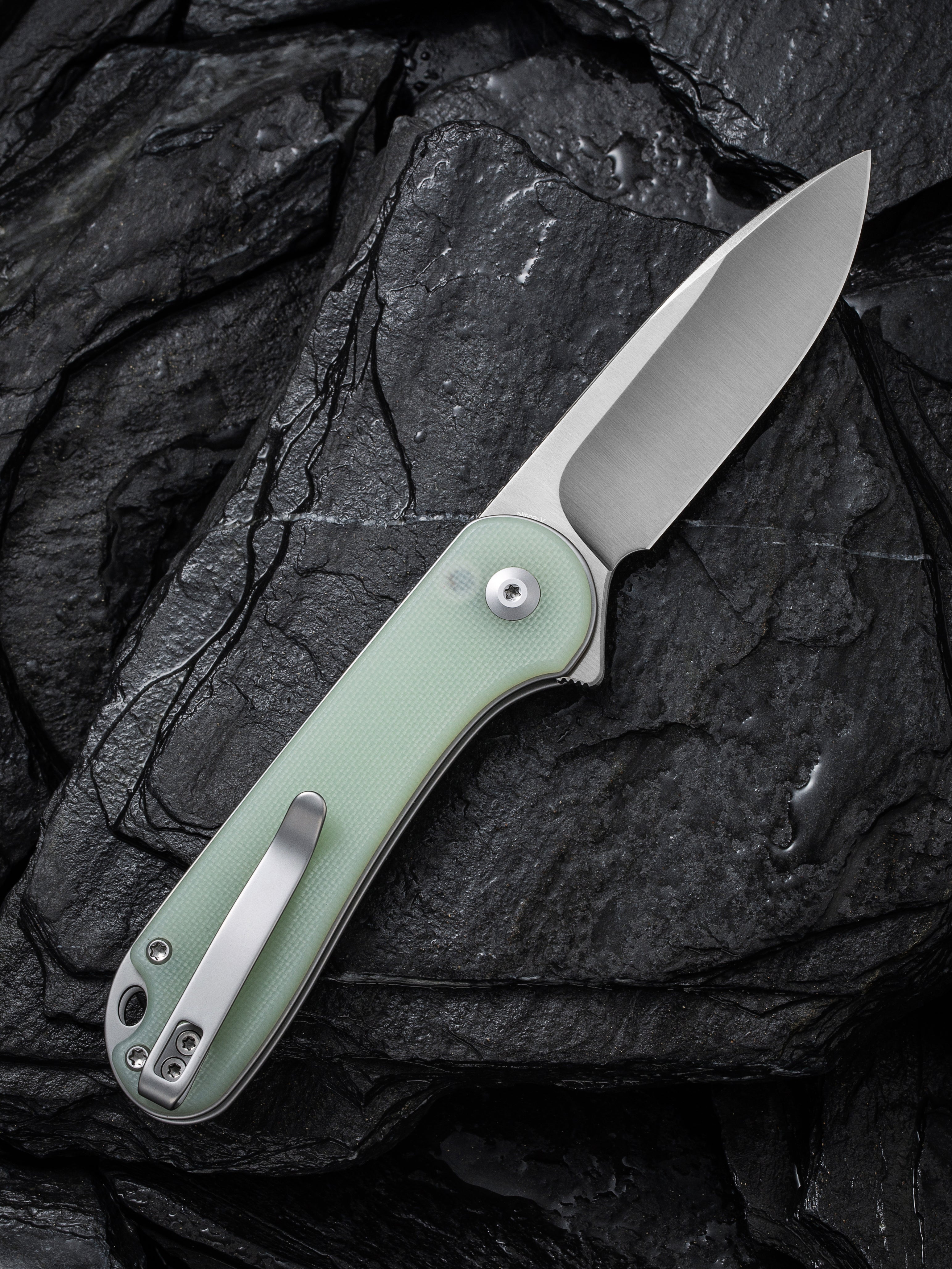 CIVIVI Button Lock Elementum II — Natural G10
