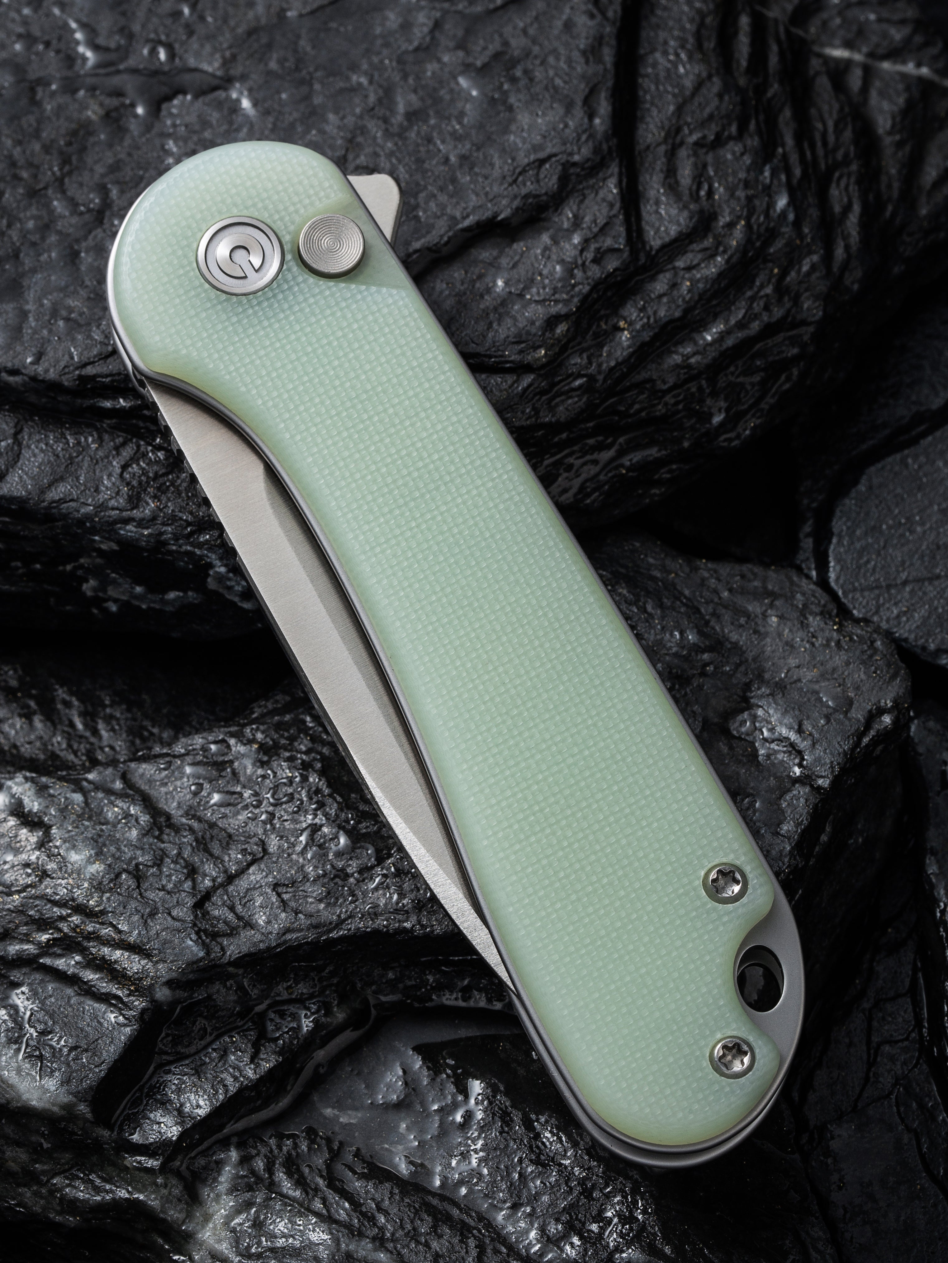 CIVIVI Button Lock Elementum II — Natural G10