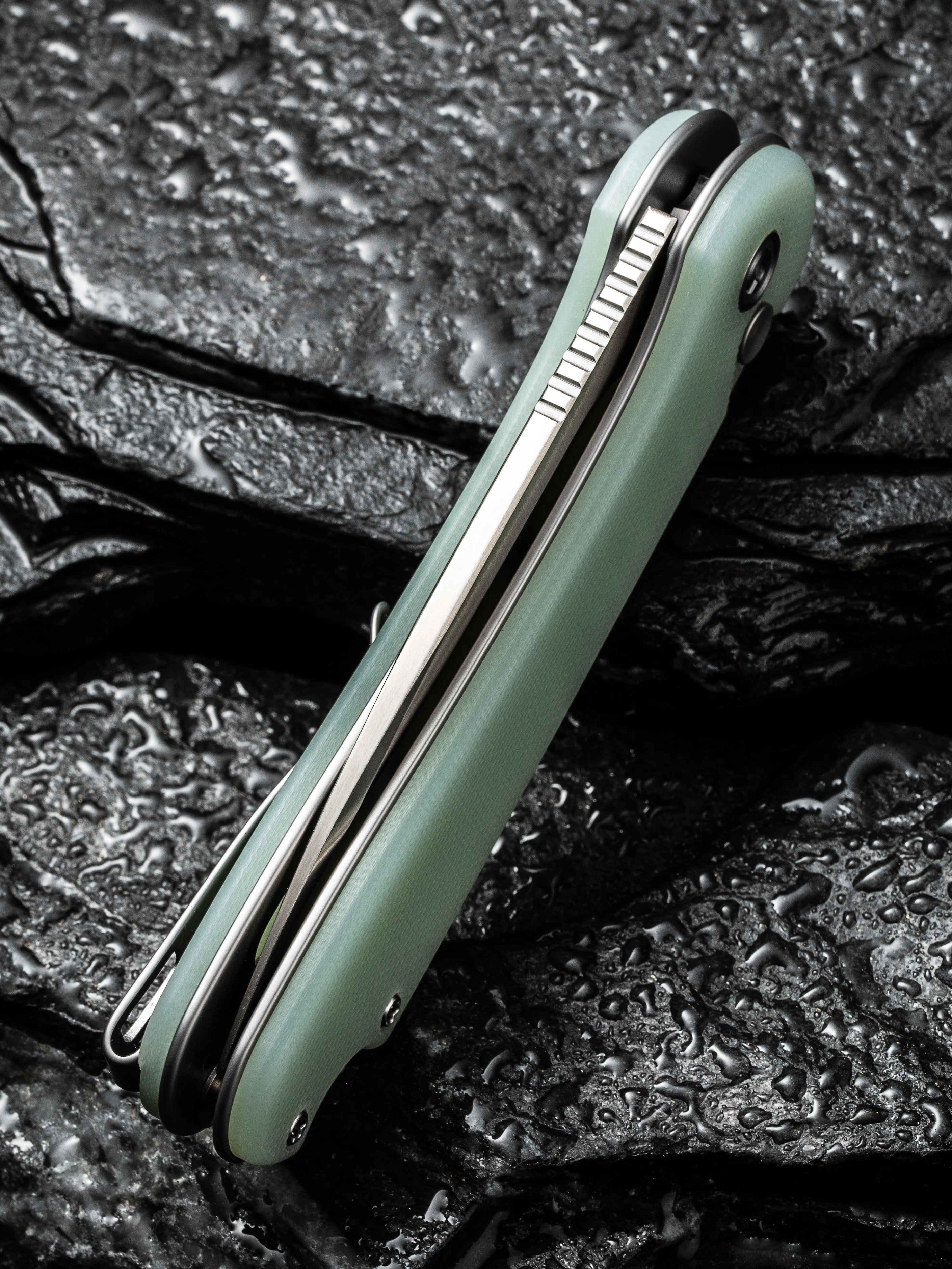 CIVIVI Button Lock Elementum II — Natural G10