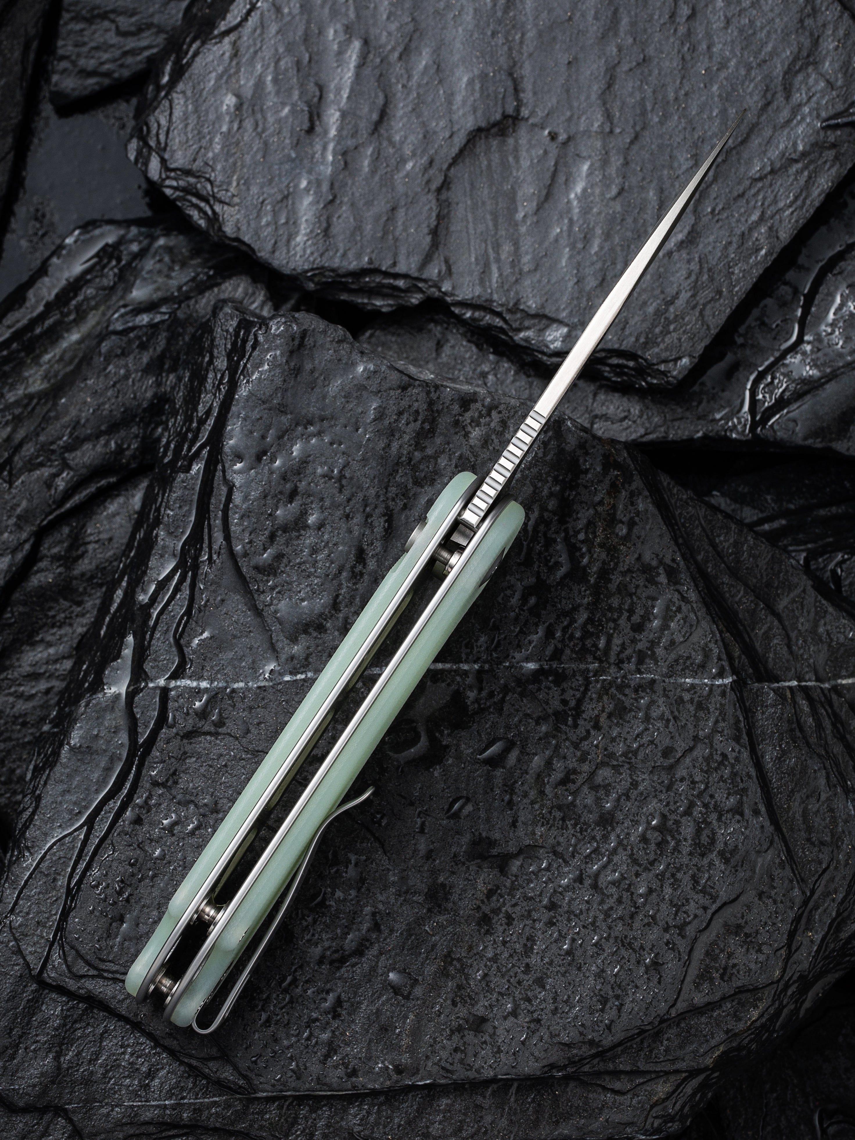 CIVIVI Button Lock Elementum II — Natural G10