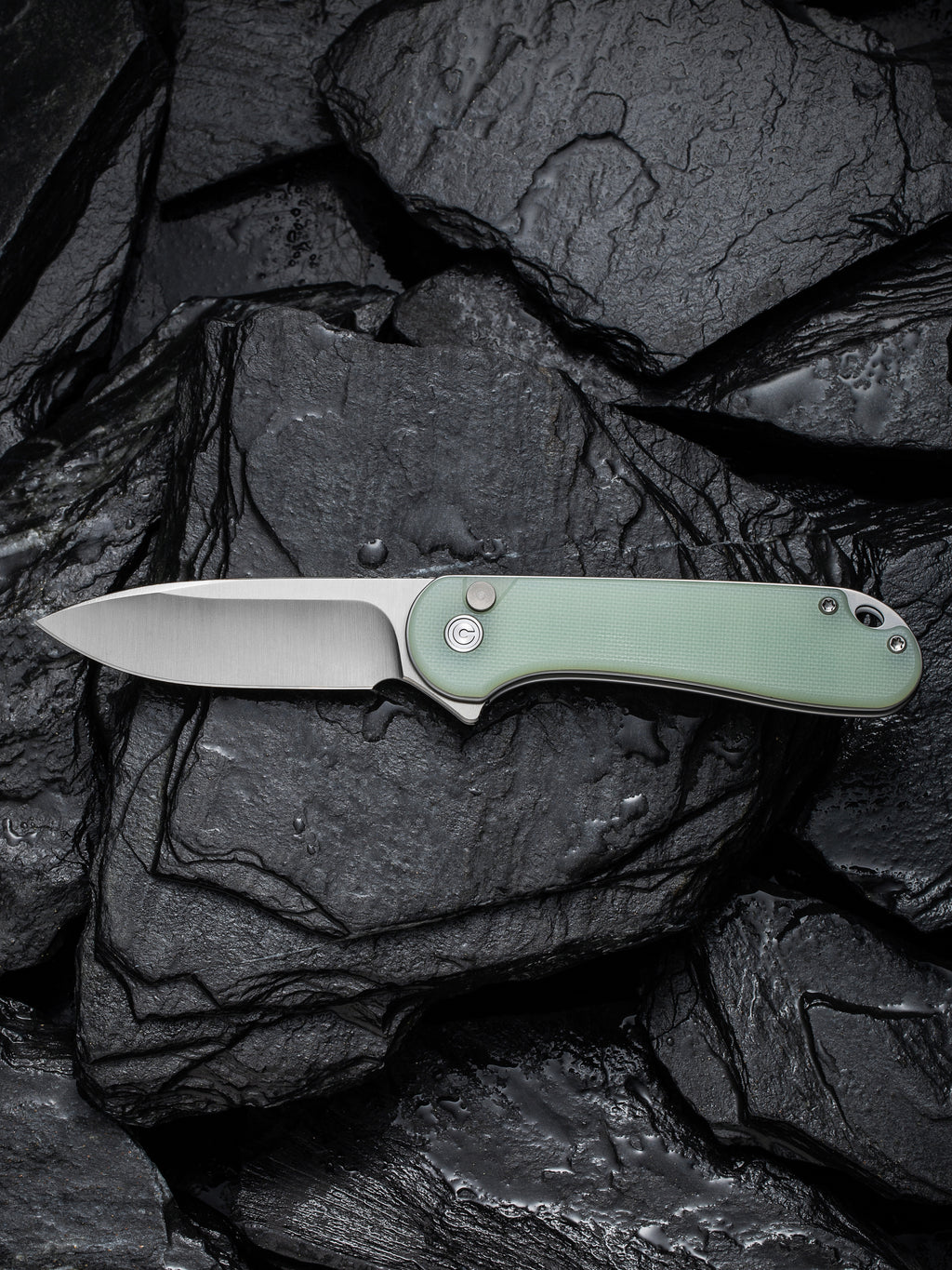 CIVIVI Button Lock Elementum II — Natural G10