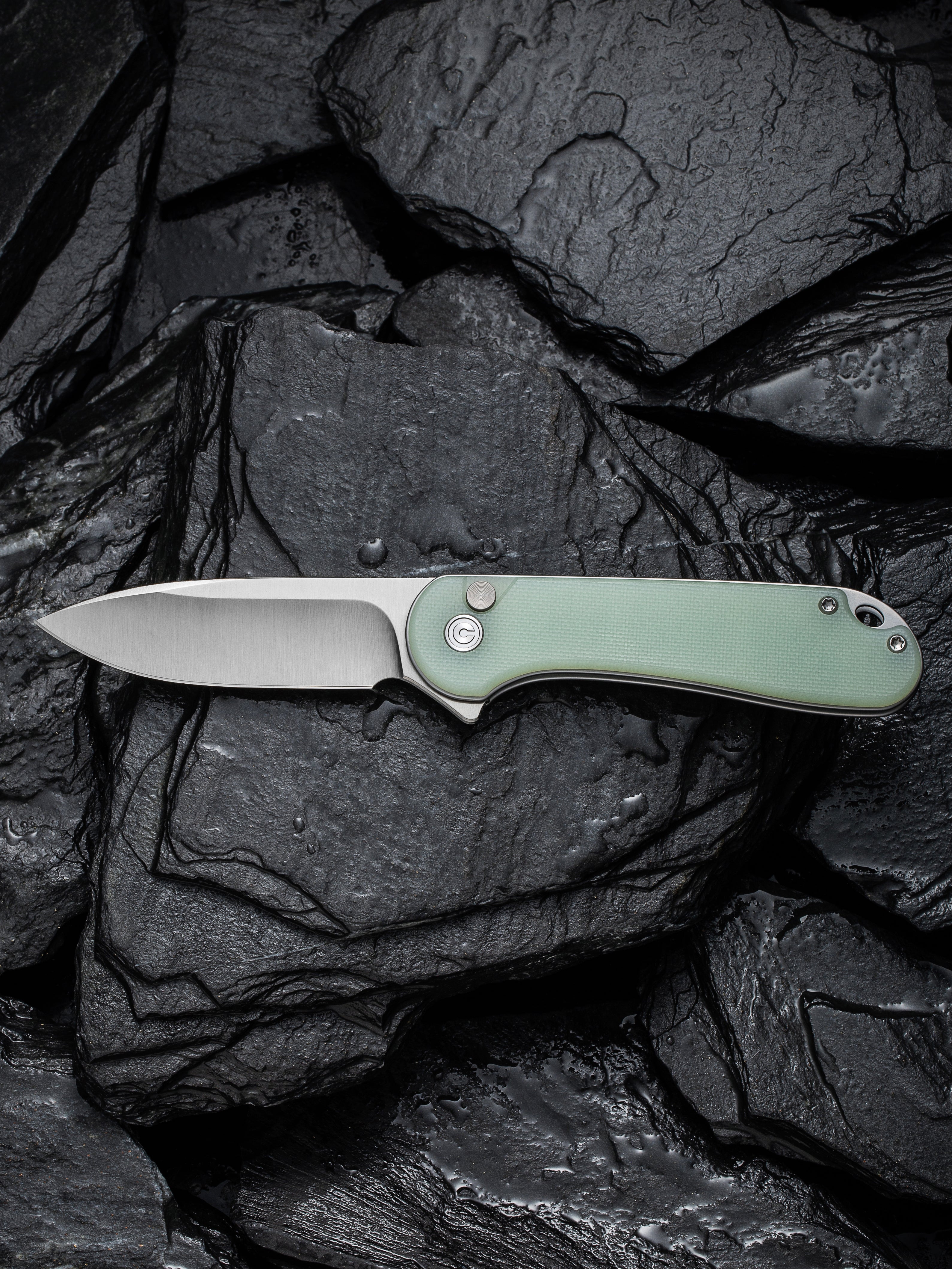 CIVIVI Button Lock Elementum II — Natural G10