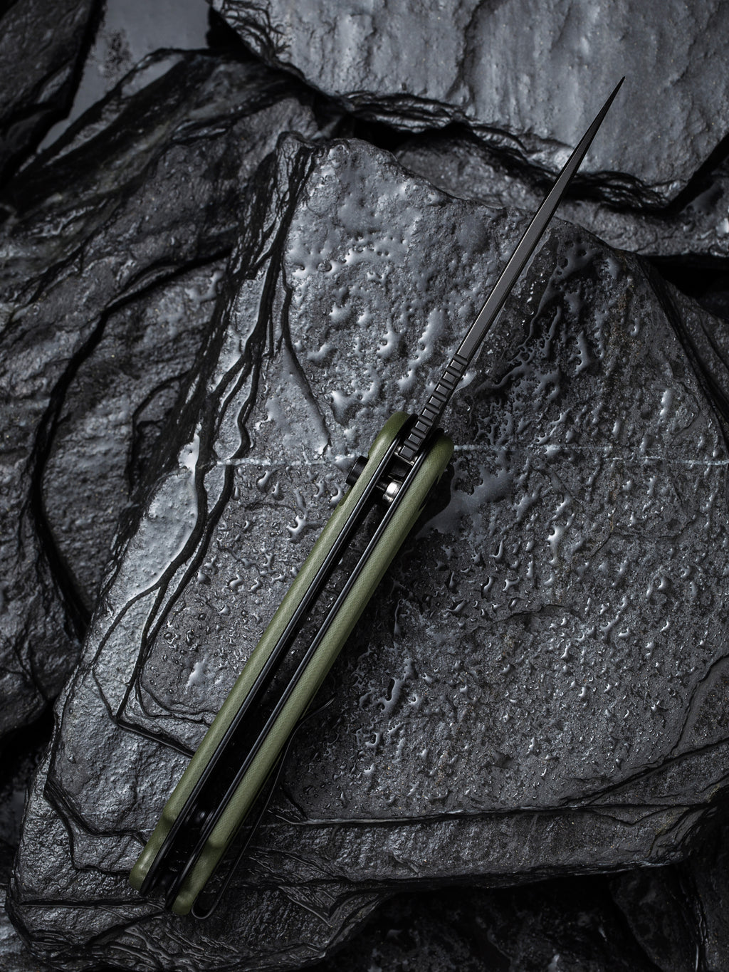 CIVIVI Button Lock Elementum II — OD Green G10