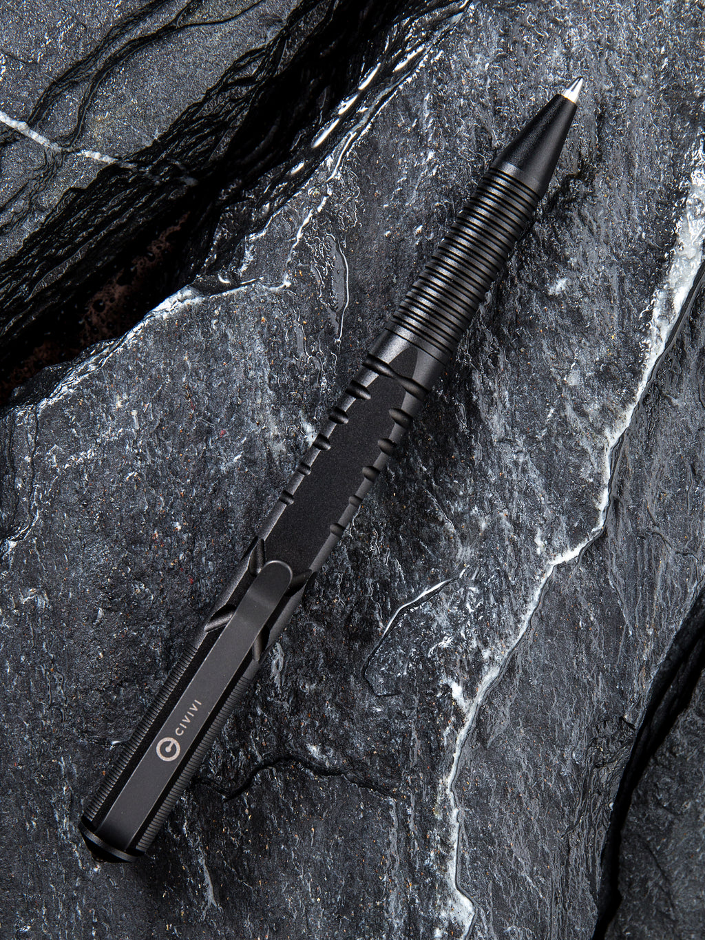 CIVIVI C-Quill — Black Aluminum Pen