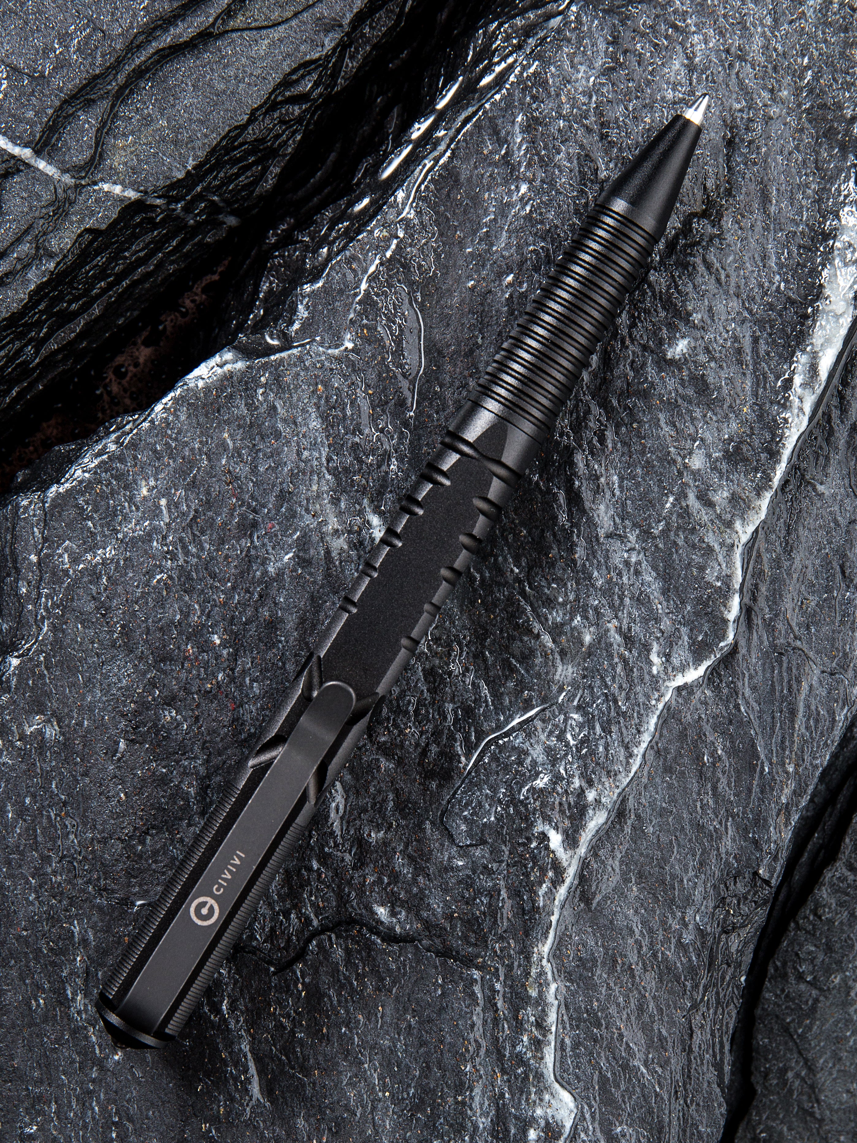 CIVIVI C-Quill — Black Aluminum Pen