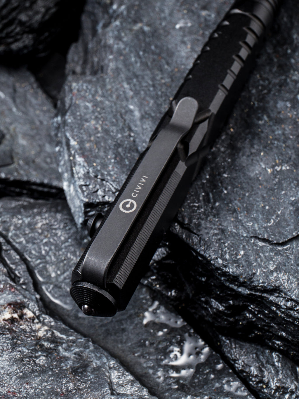 CIVIVI C-Quill — Black Aluminum Pen