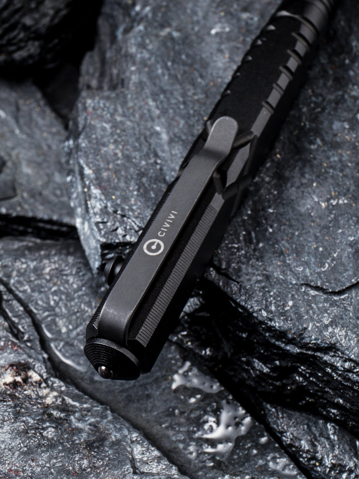 CIVIVI C-Quill — Black Aluminum Pen