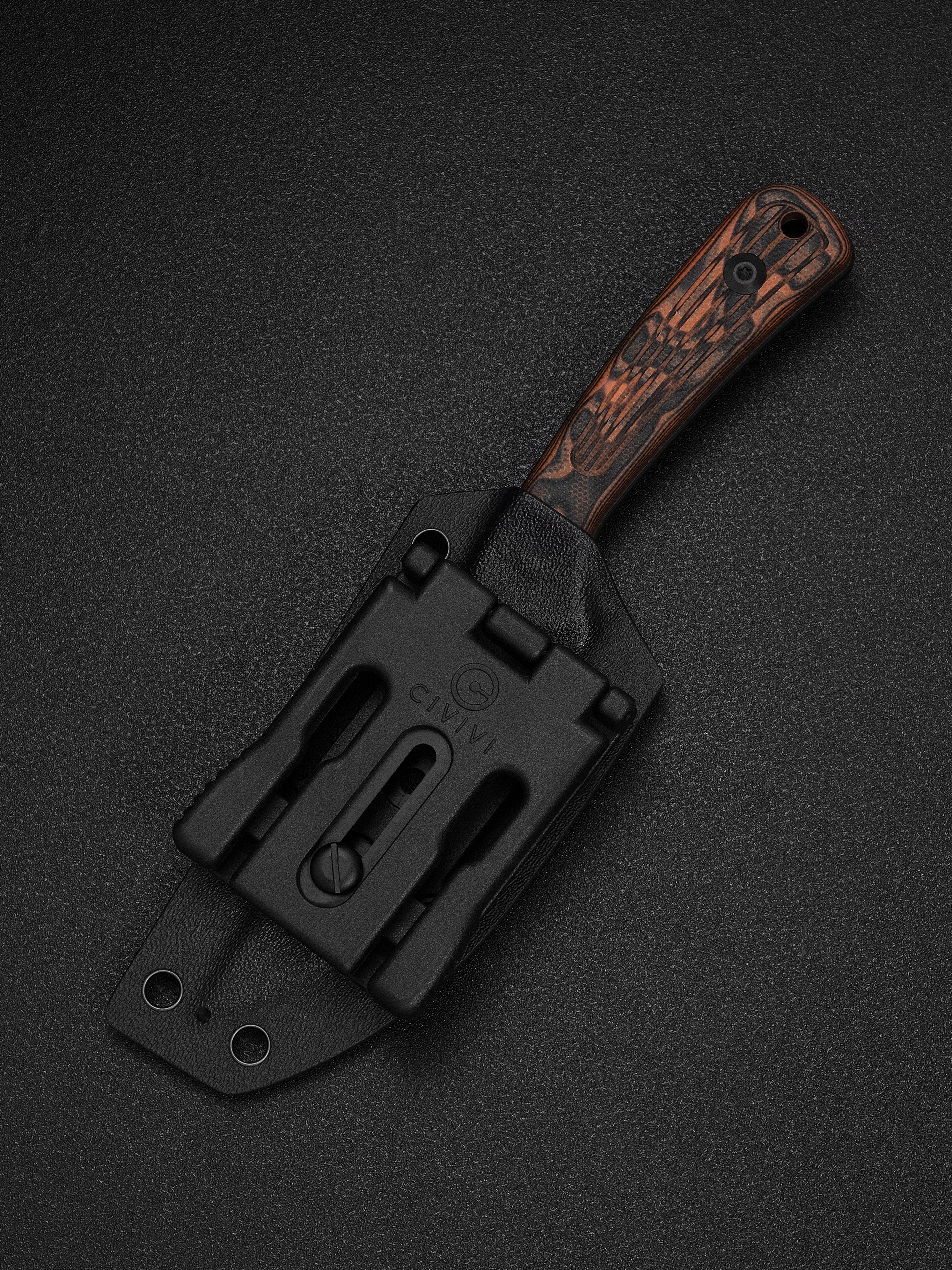 CIVIVI Carveth — Orange & Black G10