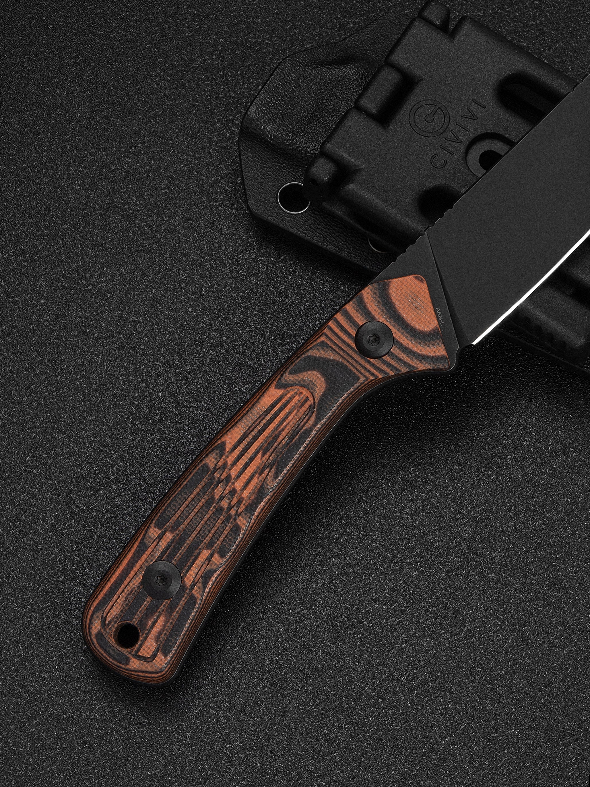 CIVIVI Carveth — Orange & Black G10