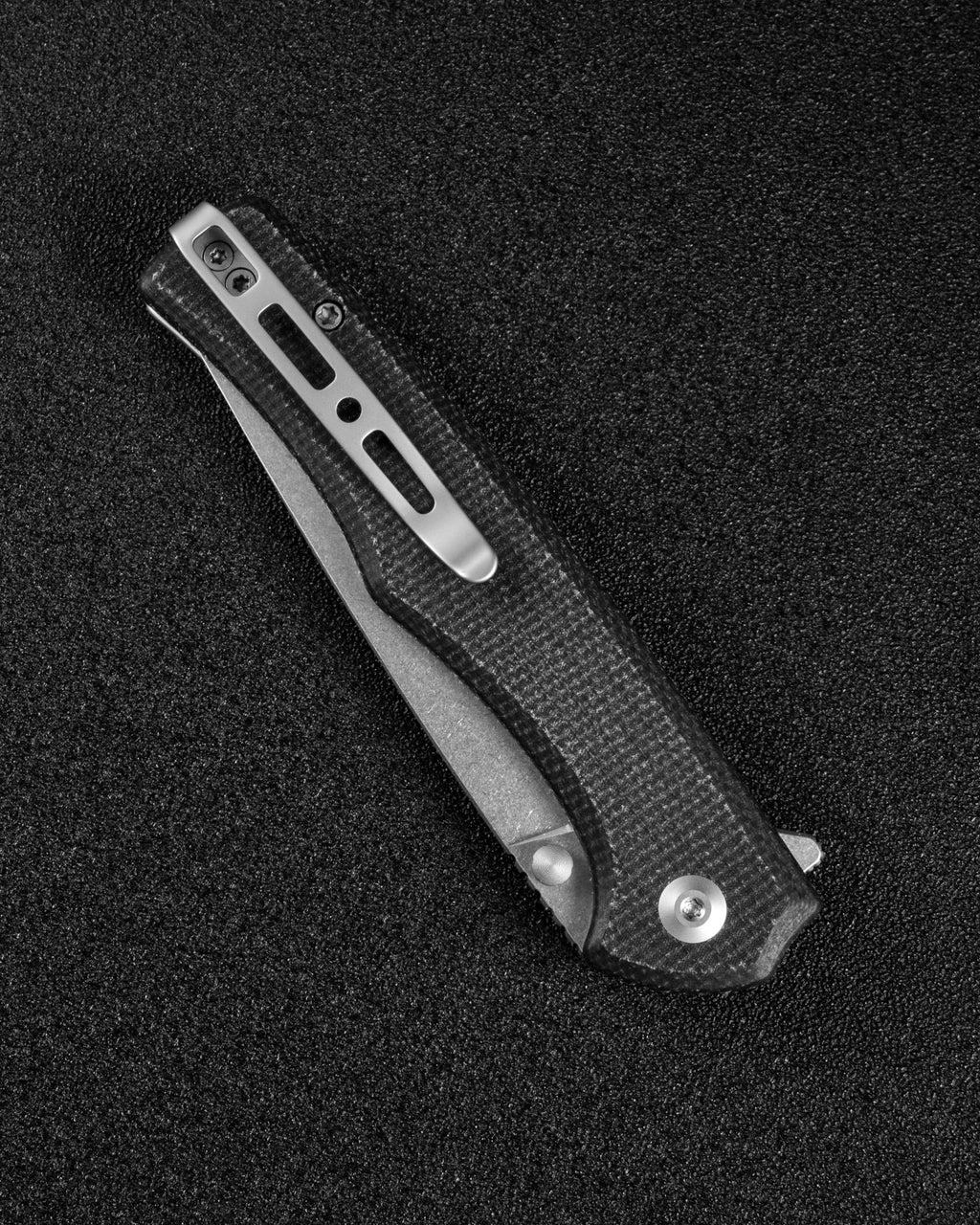 SENCUT Crowley — Black Micarta