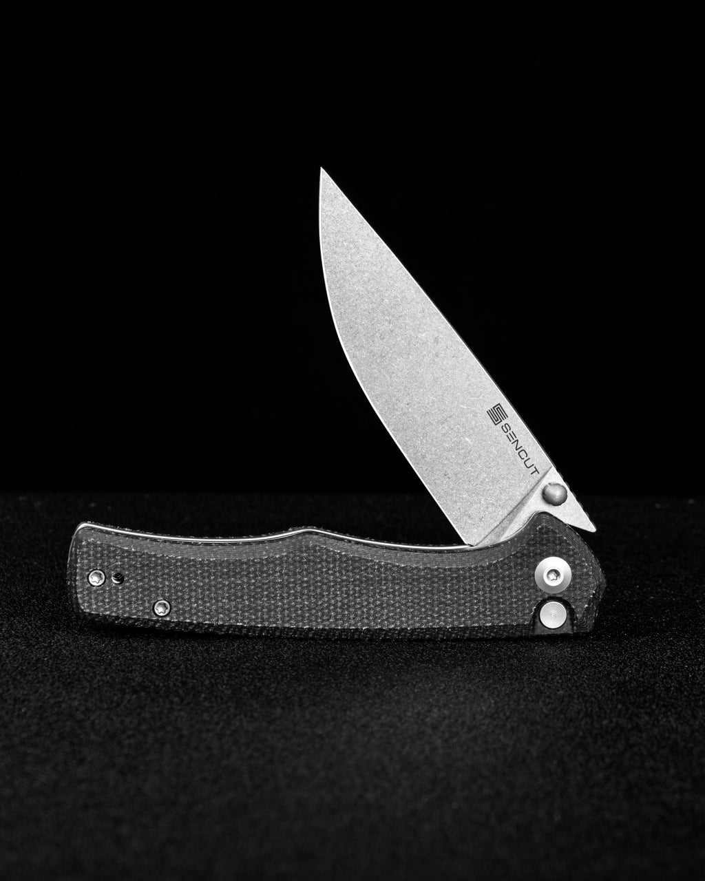 SENCUT Crowley — Black Micarta