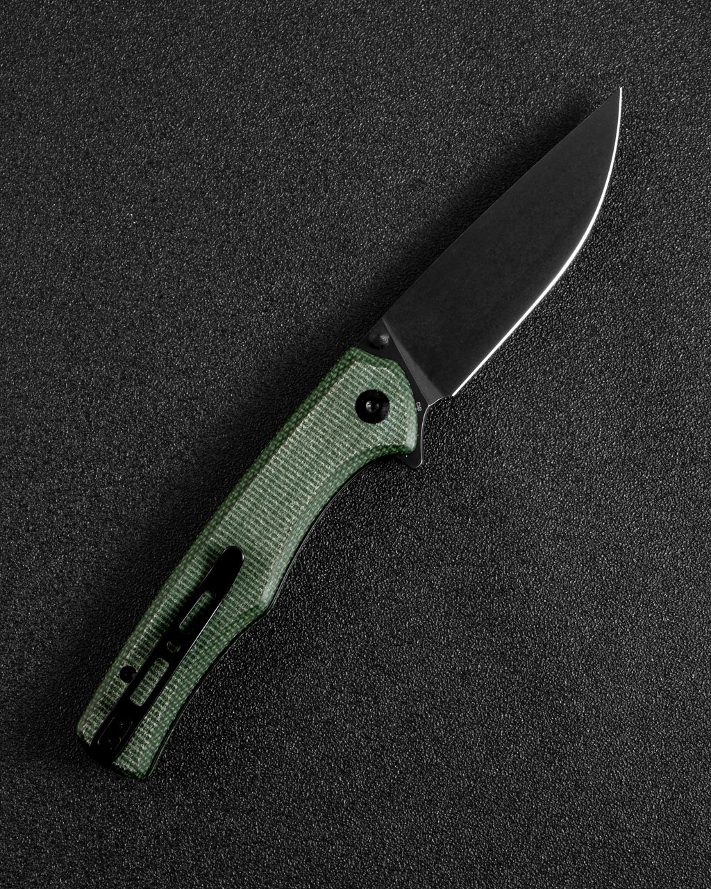 SENCUT Crowley — Green Micarta