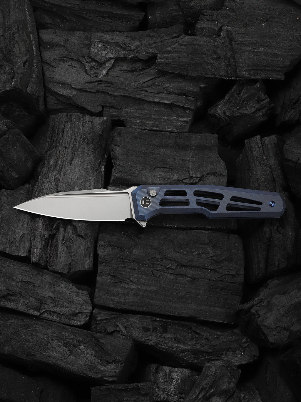 WE Dressytak — Skeletonized Blue Titanium