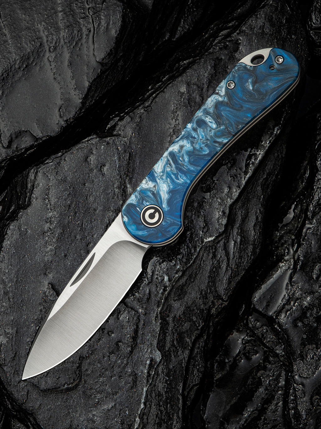 CIVIVI Elementum Slip Joint — Blue Ocean Resin