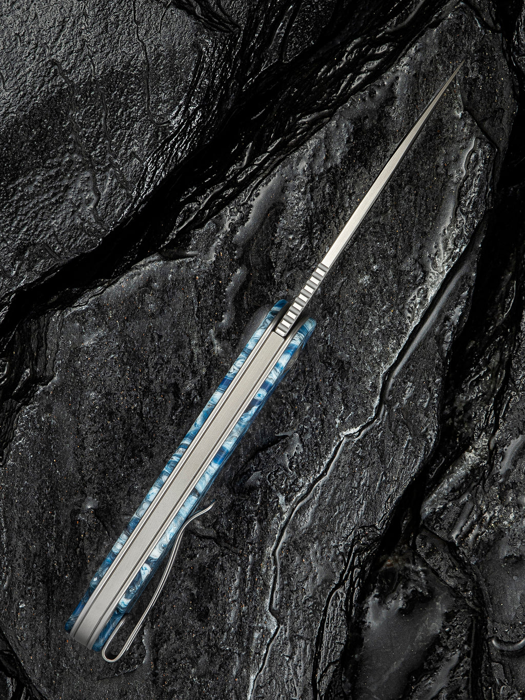 CIVIVI Elementum Slip Joint — Blue Ocean Resin