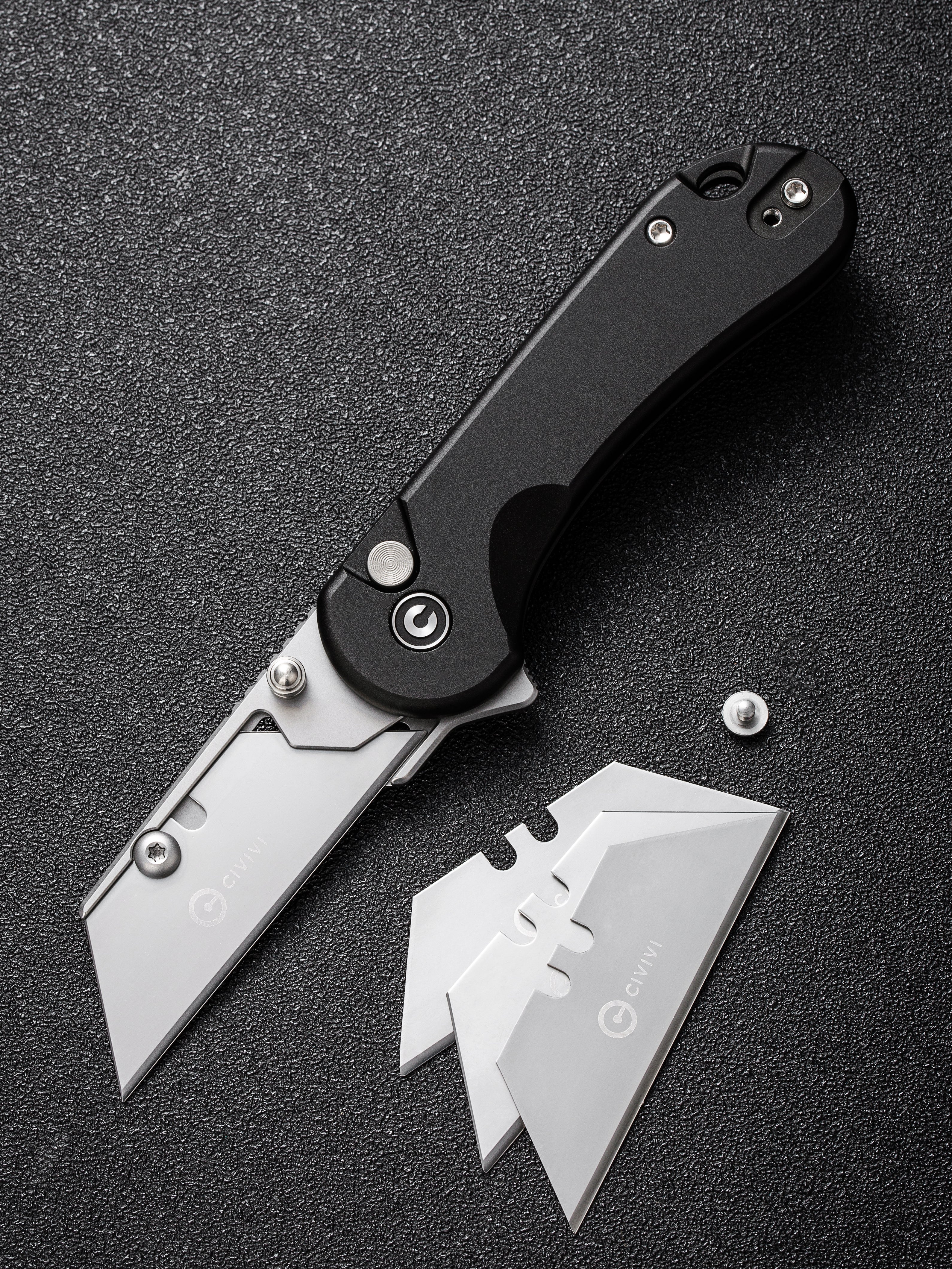 CIVIVI Elementum Utility — Black Aluminum
