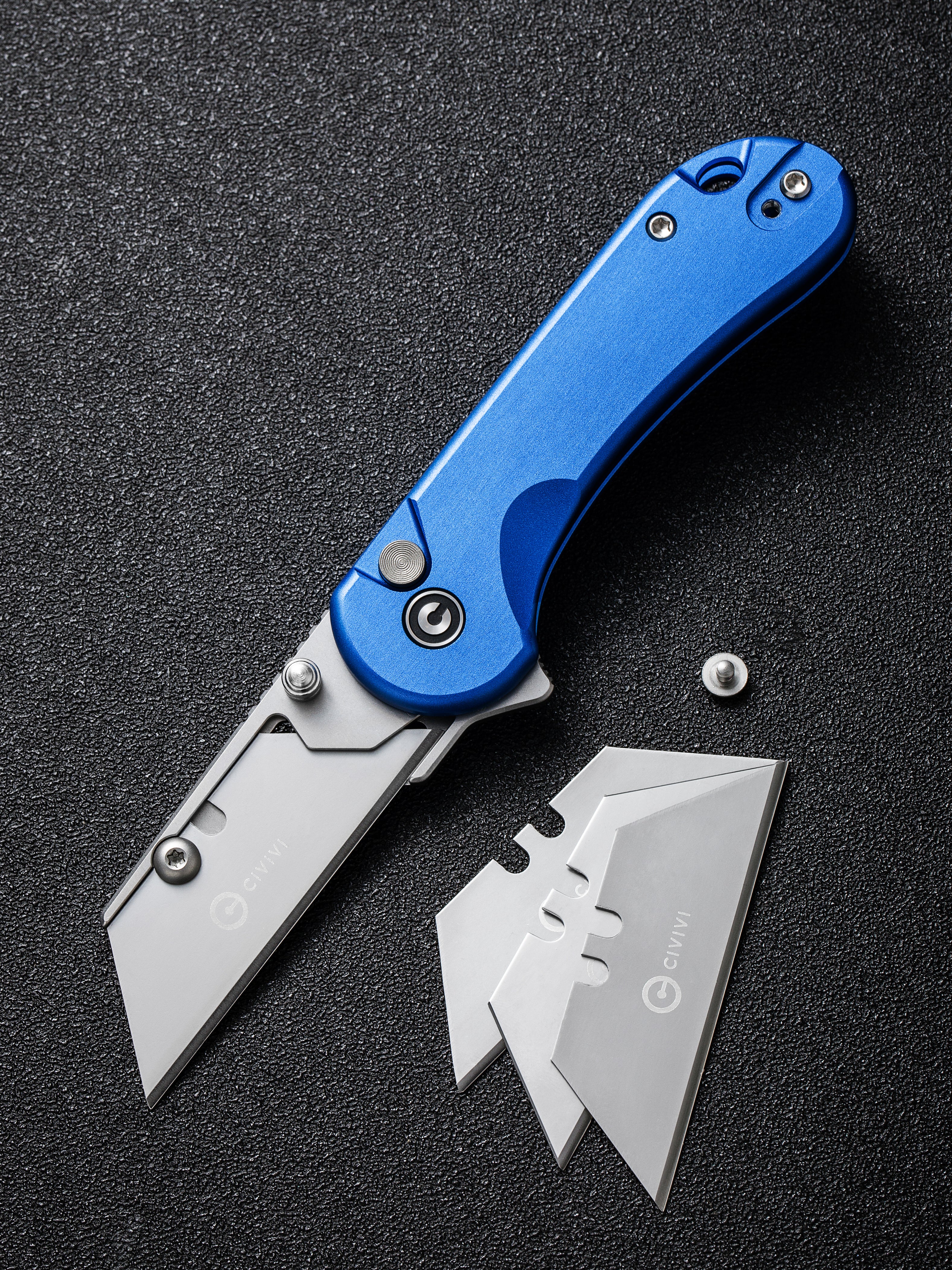 CIVIVI Elementum Utility — Blue Aluminum