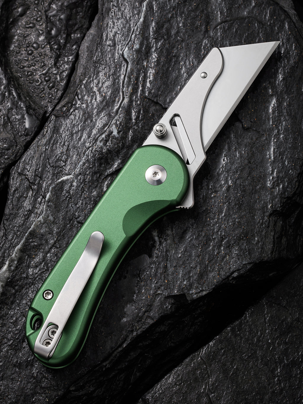 CIVIVI Elementum Utility — Green Aluminum