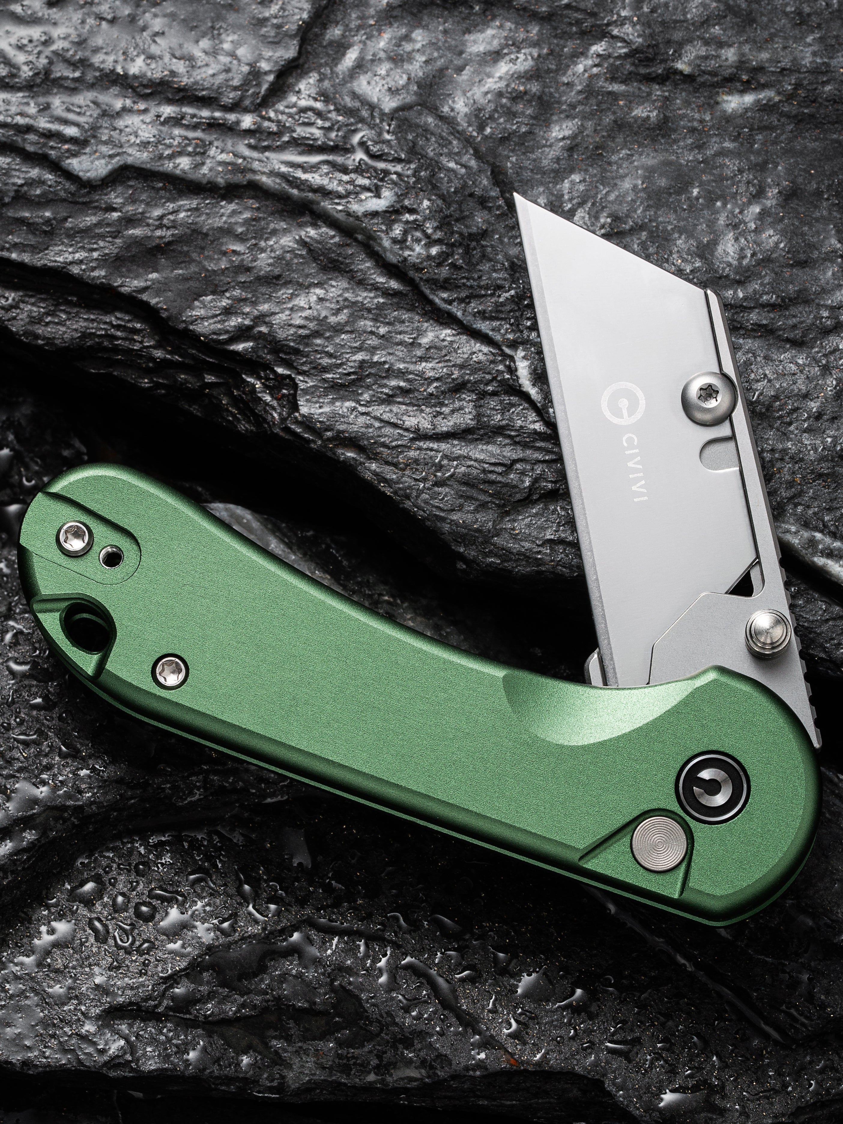 CIVIVI Elementum Utility — Green Aluminum