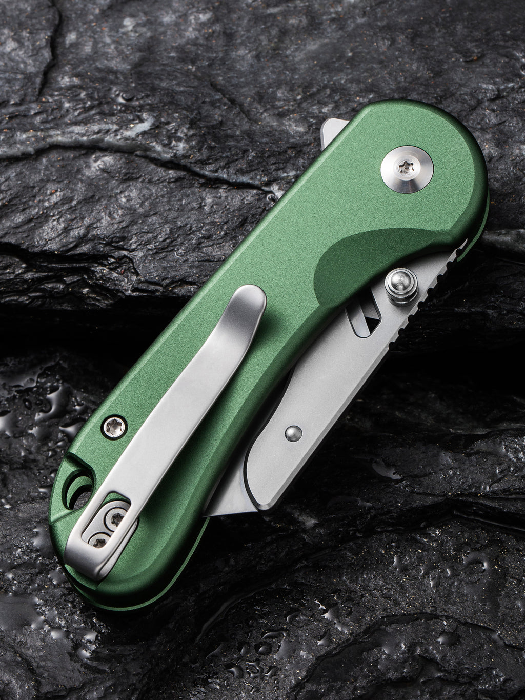 CIVIVI Elementum Utility — Green Aluminum