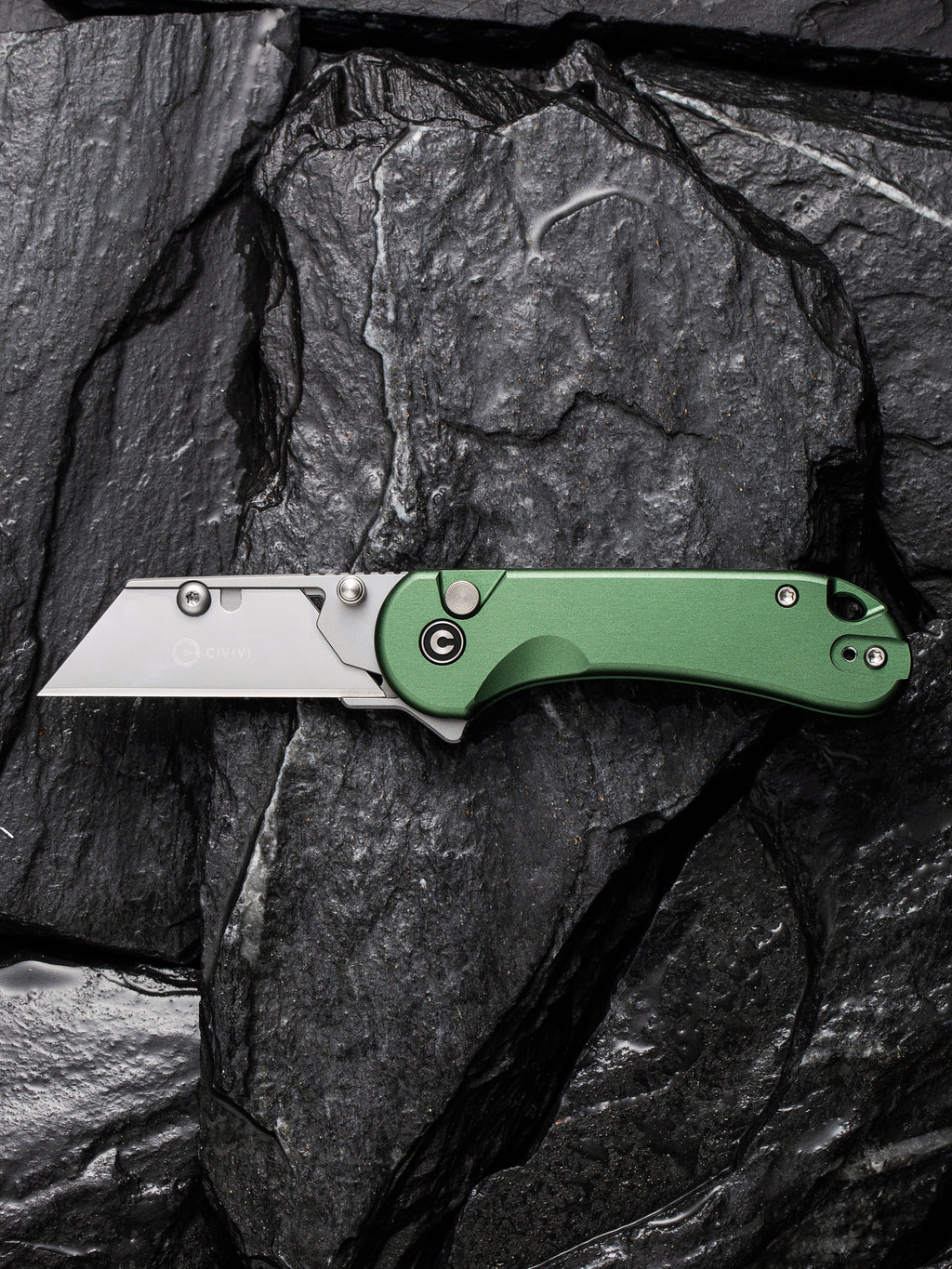 CIVIVI Elementum Utility — Green Aluminum
