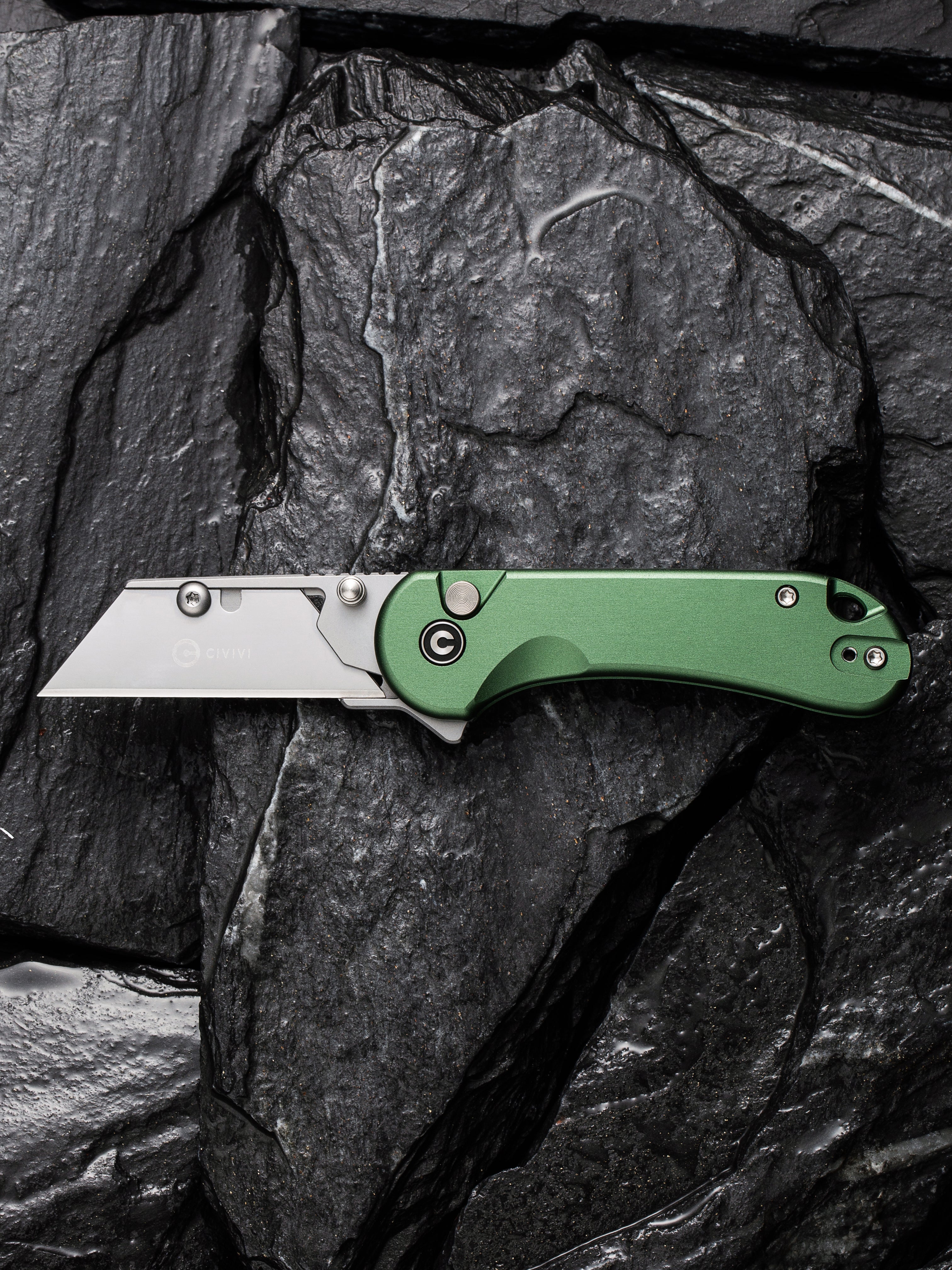 CIVIVI Elementum Utility — Green Aluminum