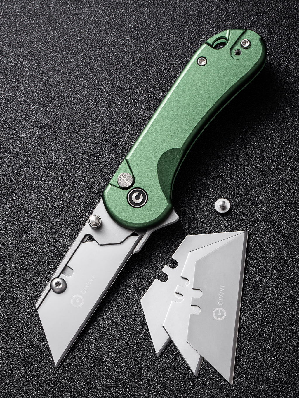 CIVIVI Elementum Utility — Green Aluminum