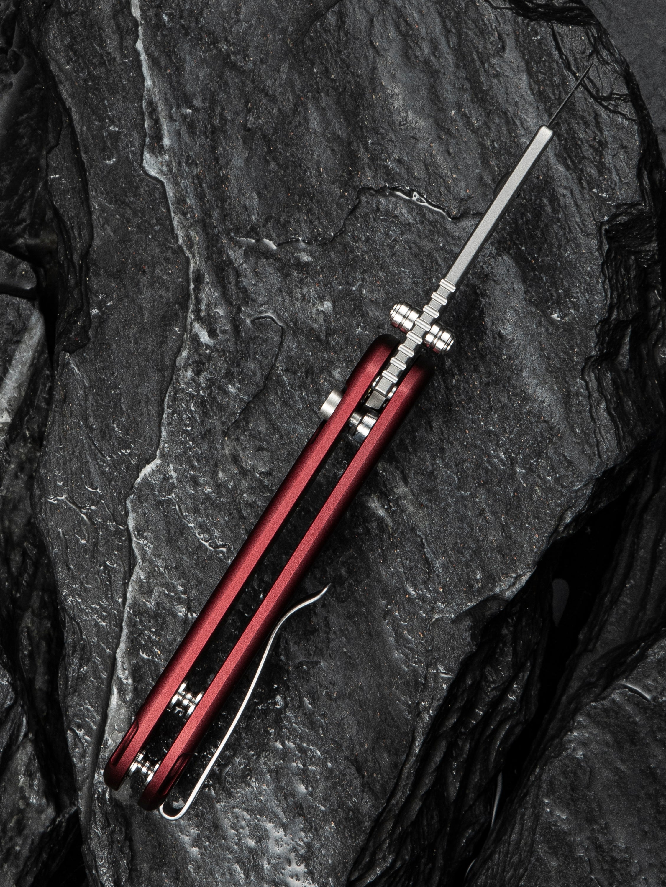 CIVIVI Elementum Utility — Burgundy Aluminum